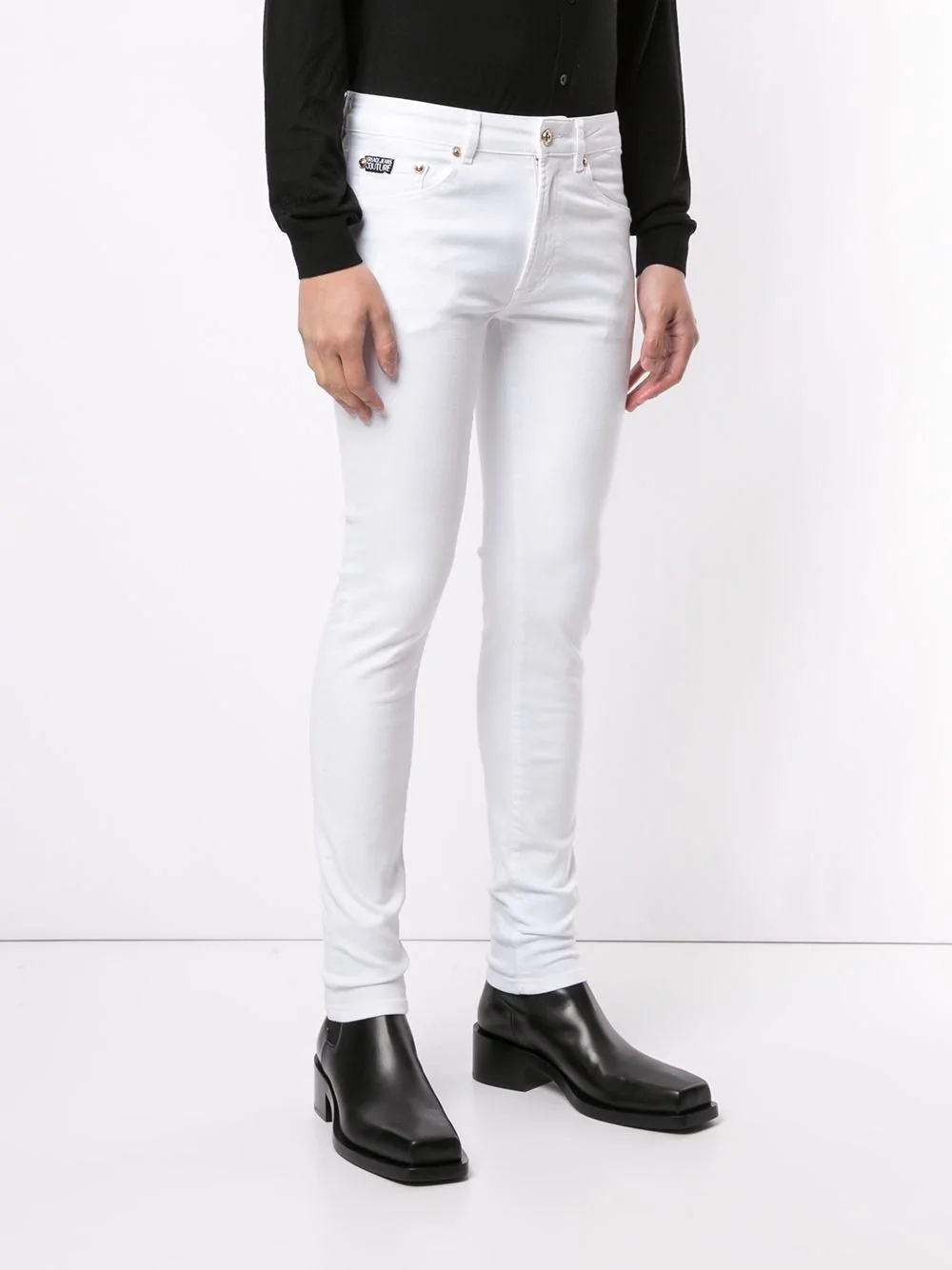 mid-rise skinny jeans - 3