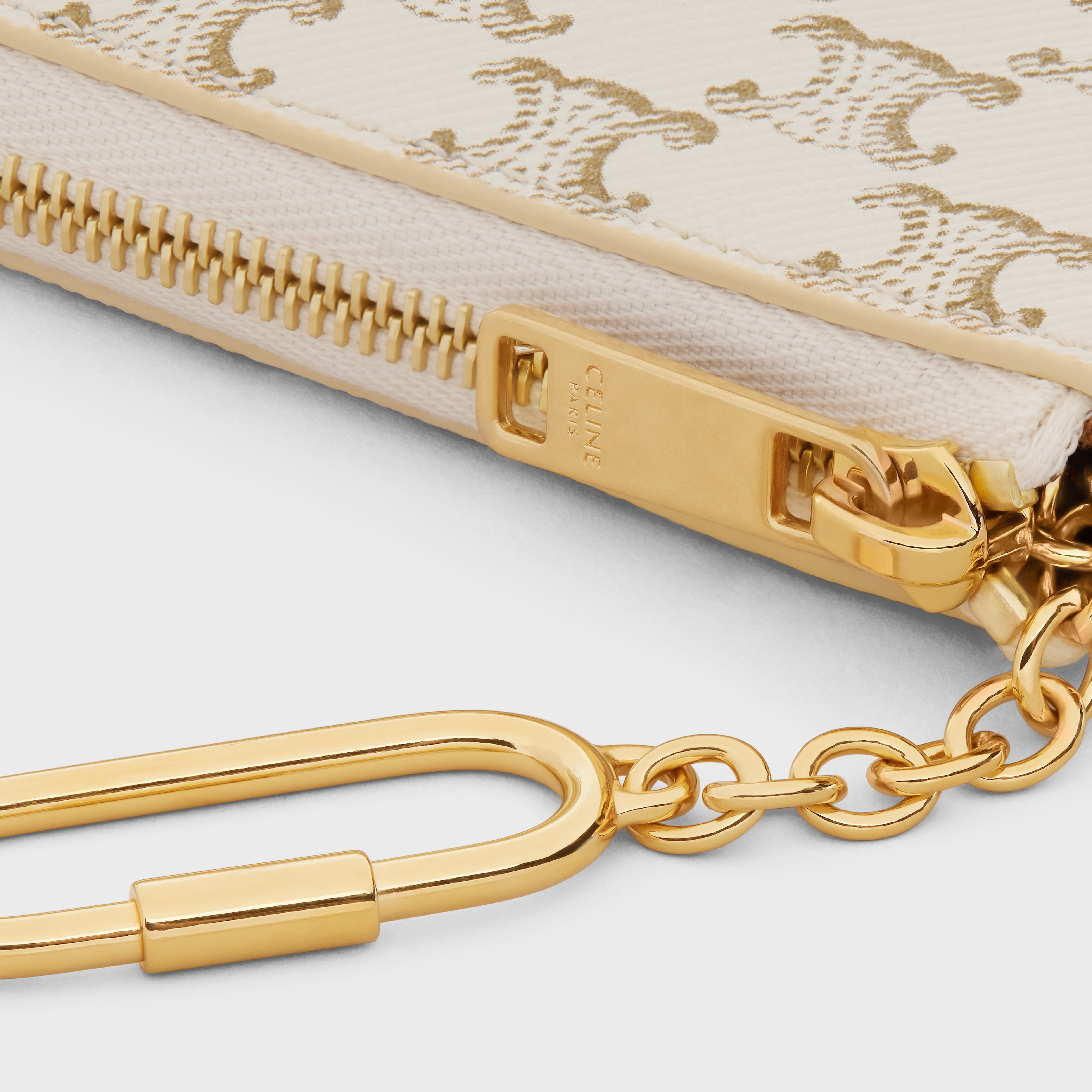 Coin & Card Pouch in Triomphe Canvas - 4