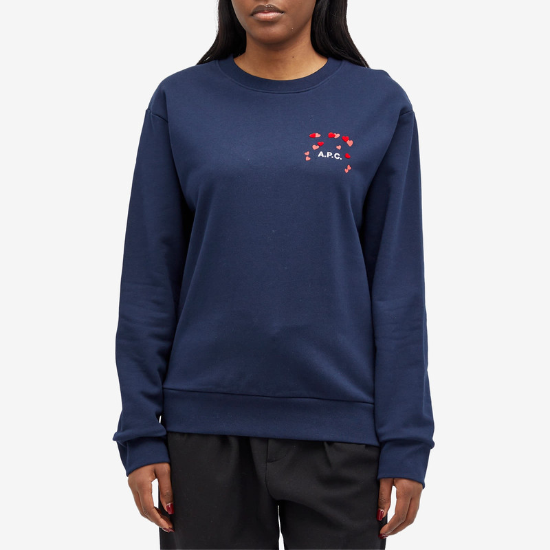 A.P.C. A.P.C. Valentines Logo Crew Sweat outlook