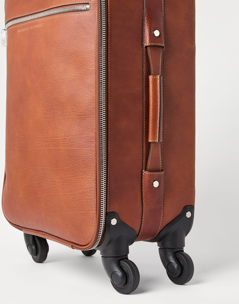 Grained calfskin suitcase 3