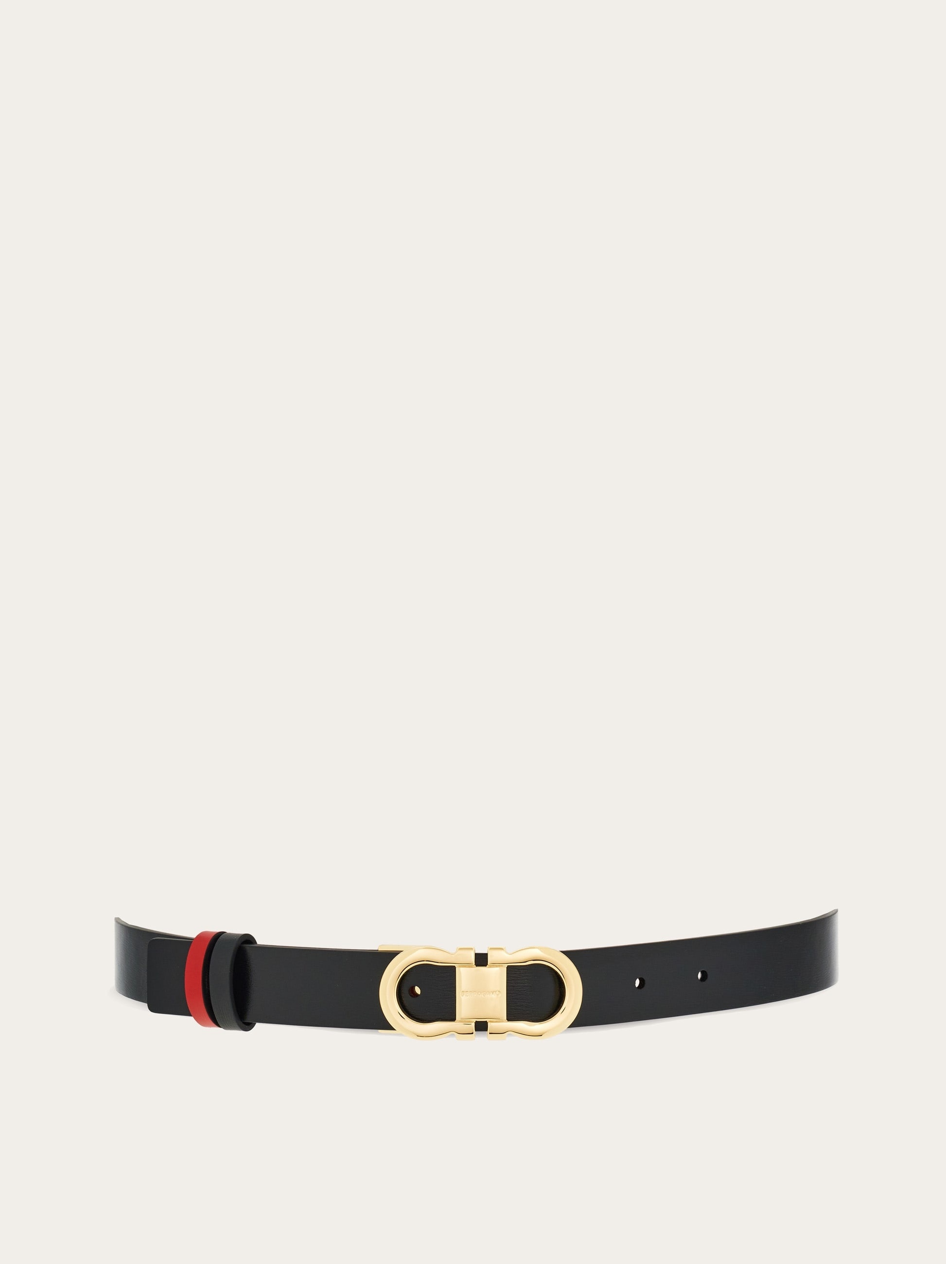 Reversible and adjustable Gancini belt - 1