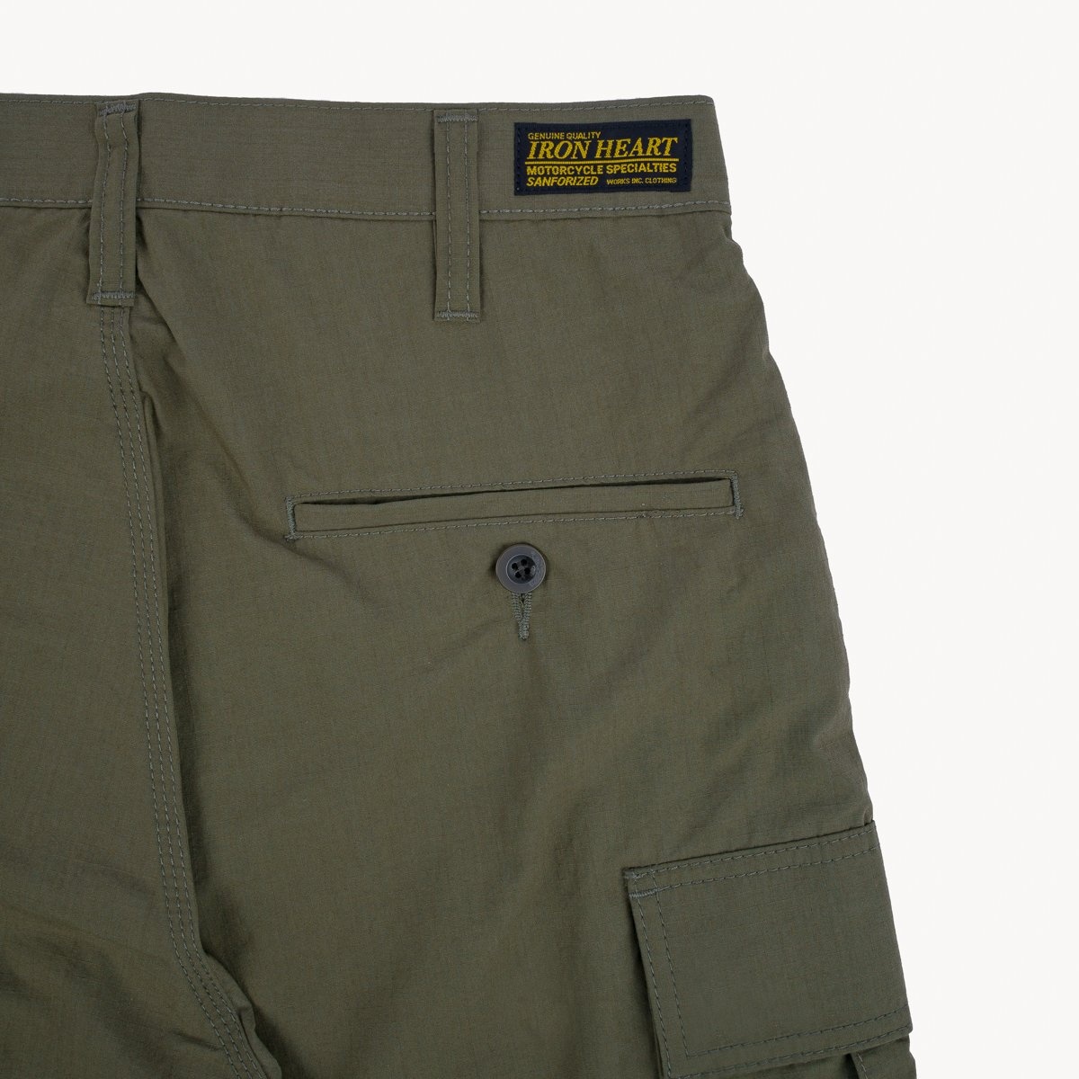 IH-736-ODG Ripstop Cargo Shorts - Olive Drab Green - 5