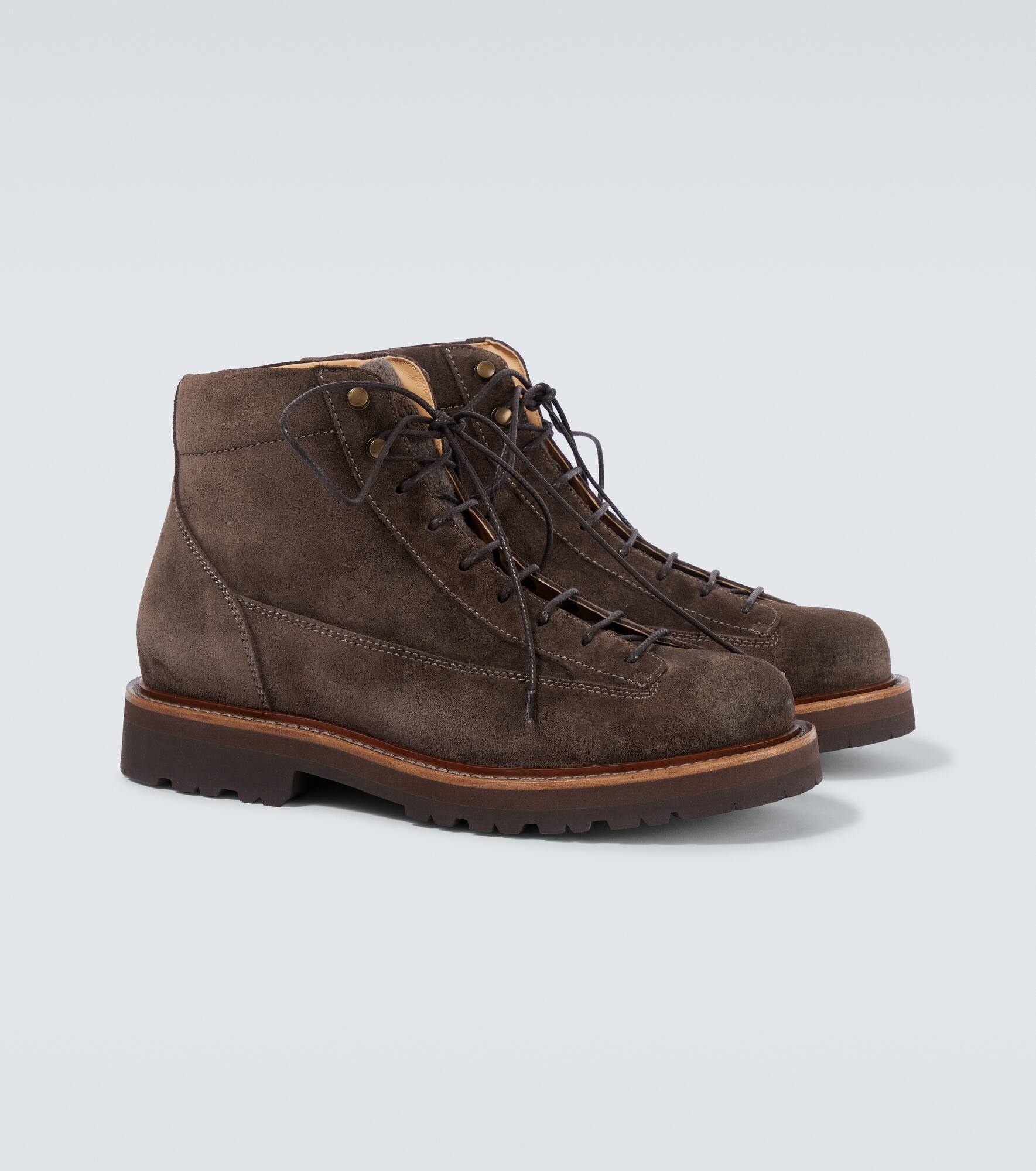 Suede ankle boots - 5