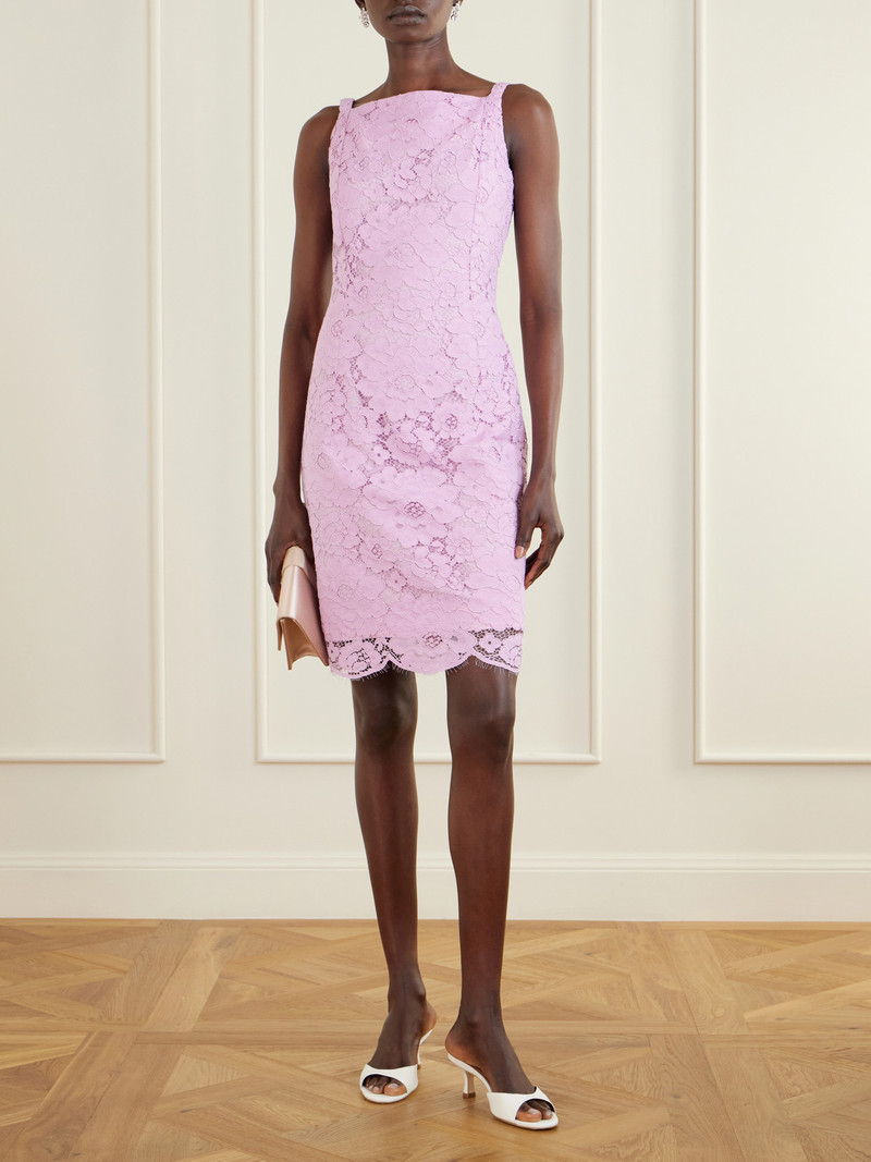 PATOU Floral-embroidered Cotton-blend Guipure Lace Midi Dress outlook