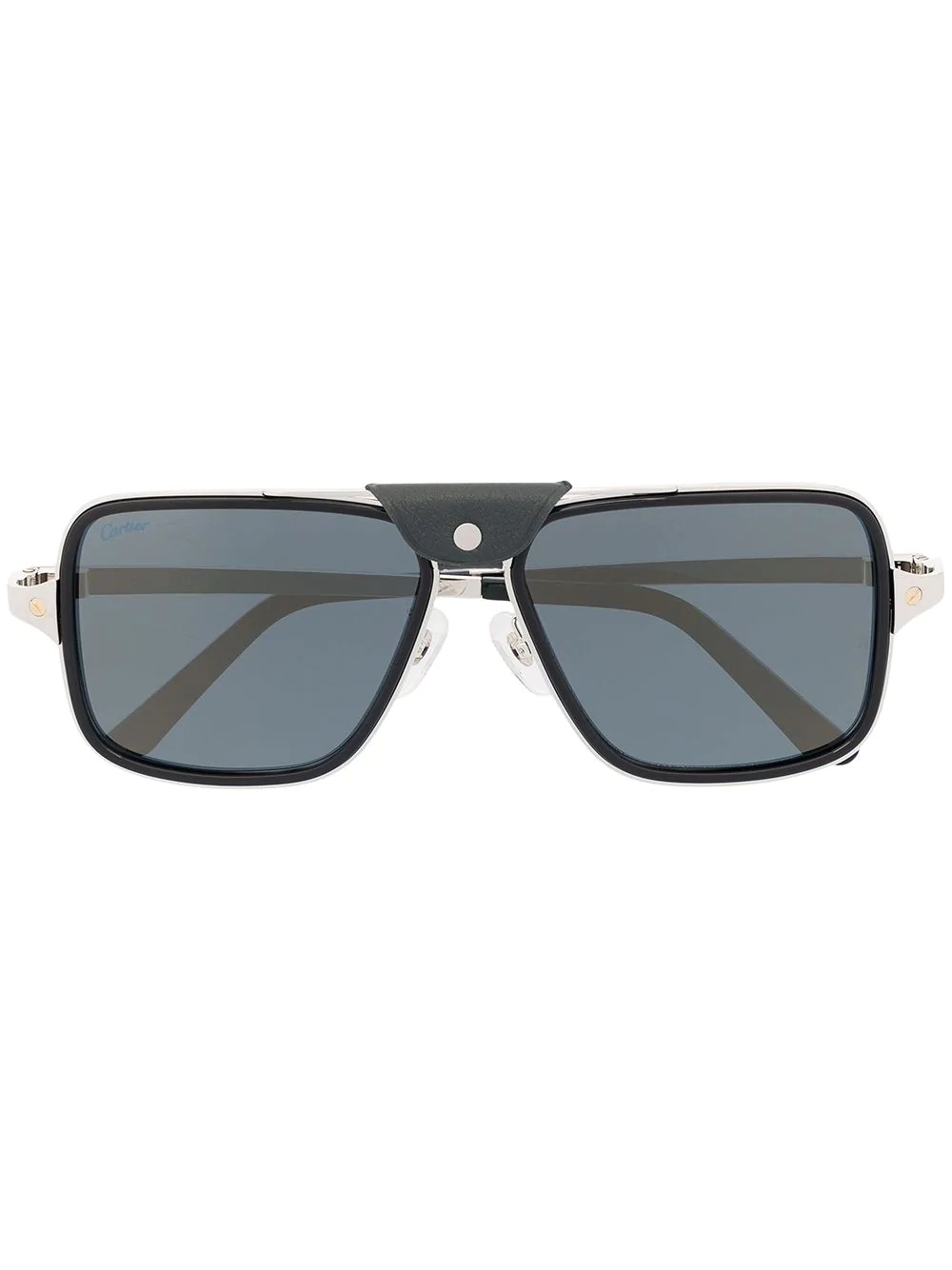 square-frame sunglasses - 1