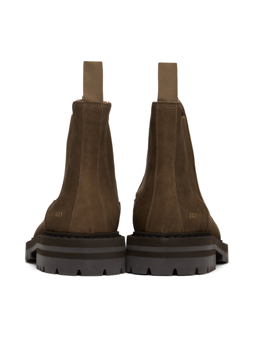 Brown Suede Chelsea Boots - 2