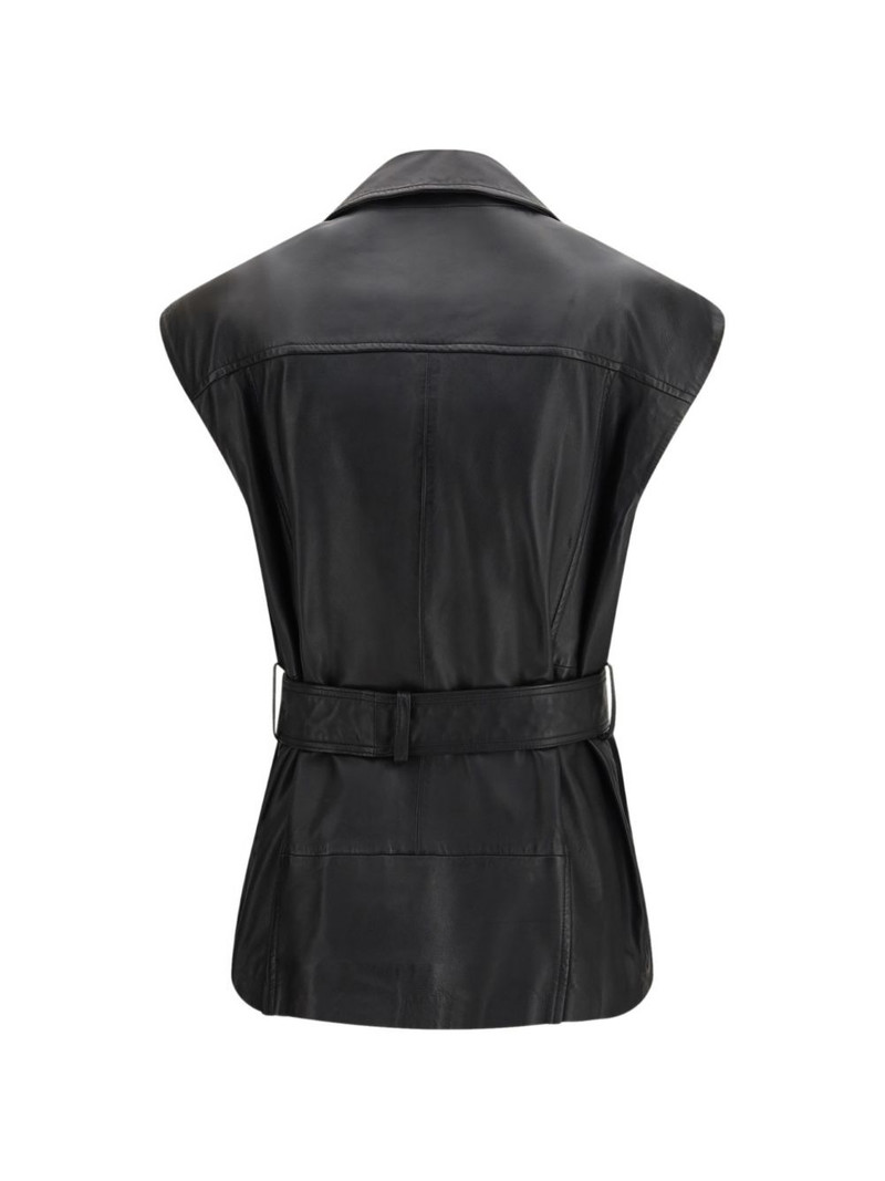 PINKO Gypsy belted gilet outlook