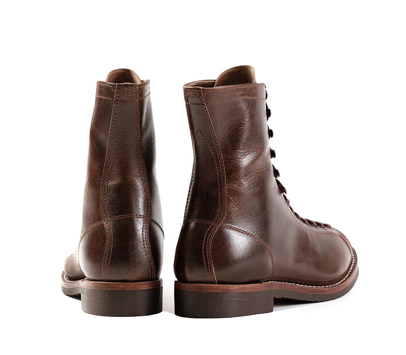 LK-039 Fieldmaster Boots Horween SHF Horsehide Havana Leather - 5