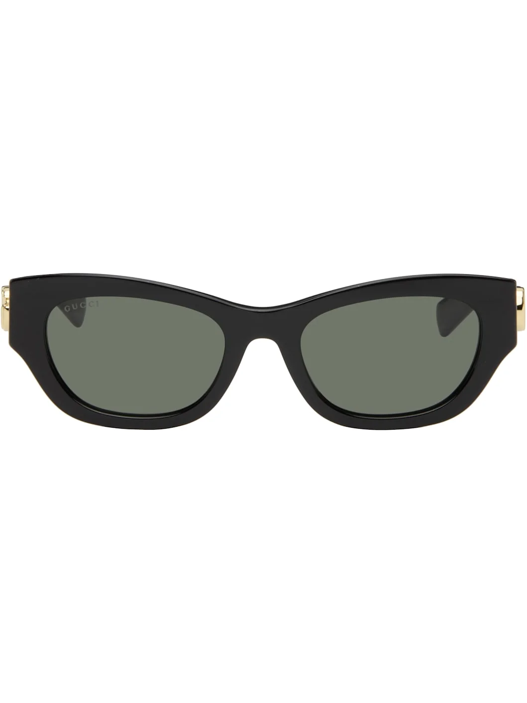 Black Low Nose Bridge Fit Sunglasses - 1