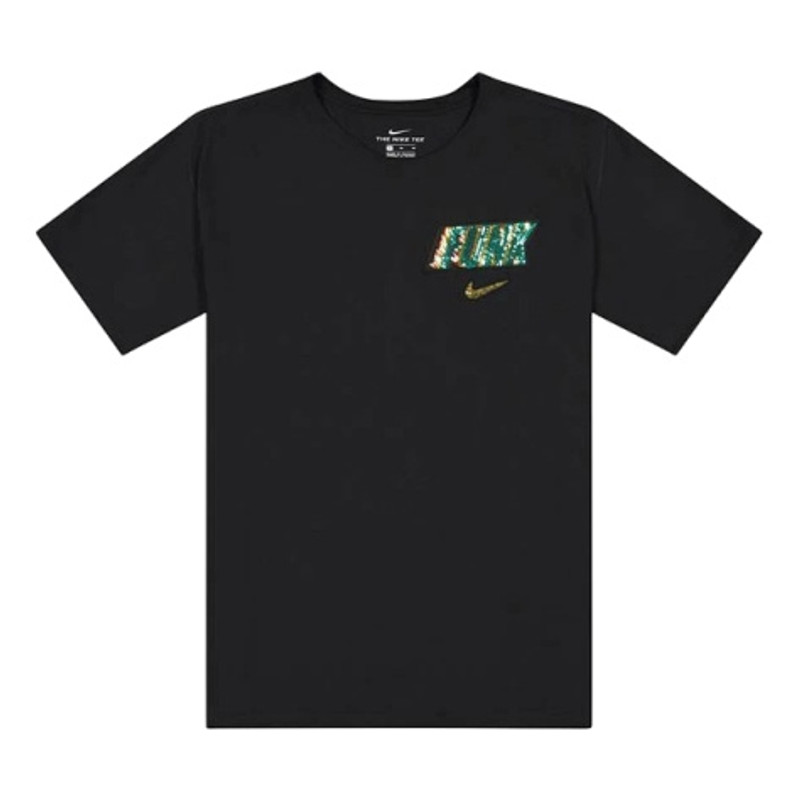 Nike Rayguns 90 Short Sleeve T-Shirt Asia Sizing 'Black' DB5965-010 - 1