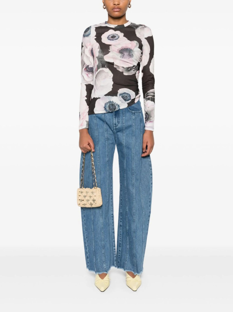 STINE GOYA asymmetric long-sleeves top outlook