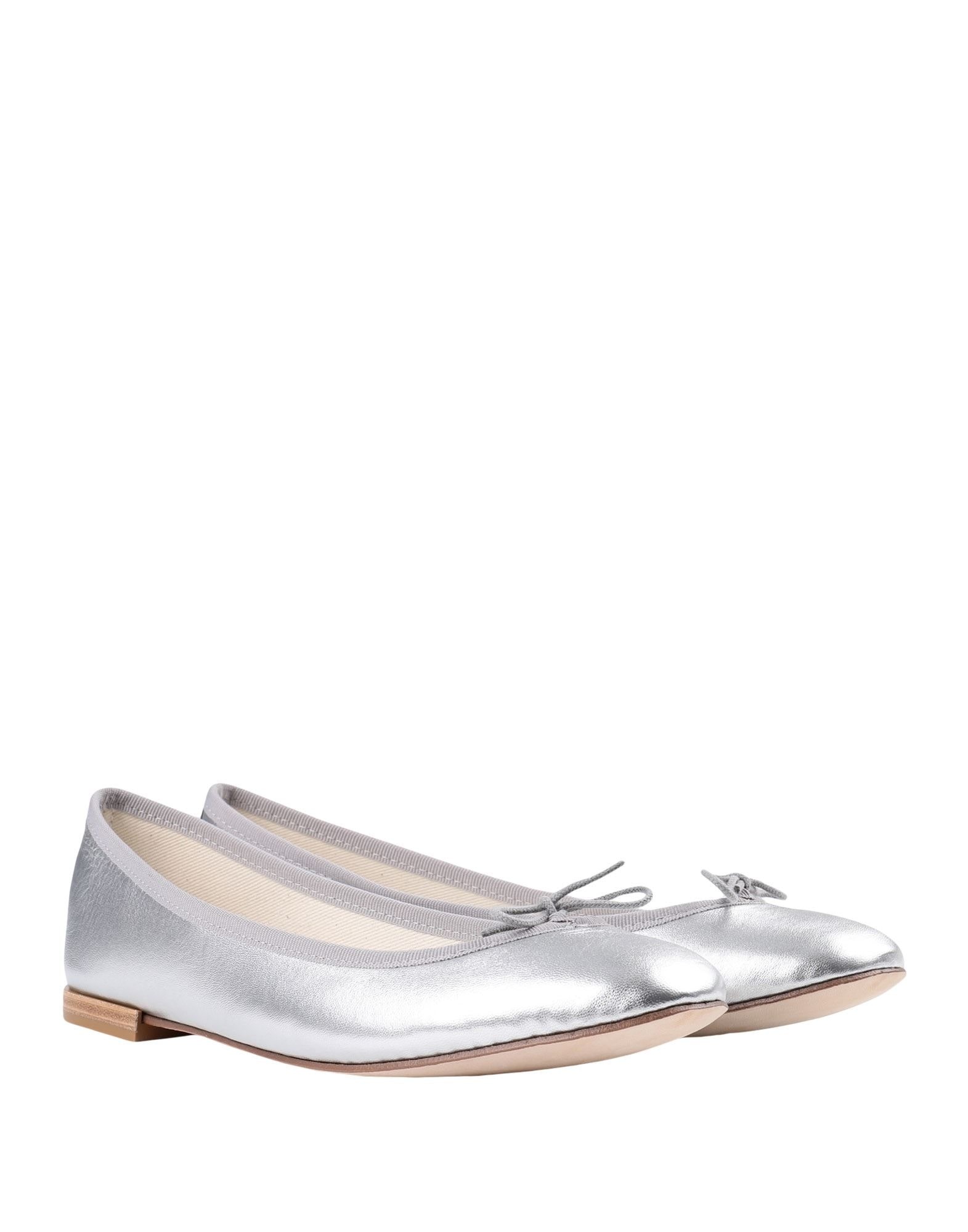 Silver Women's Ballet Flats - 4