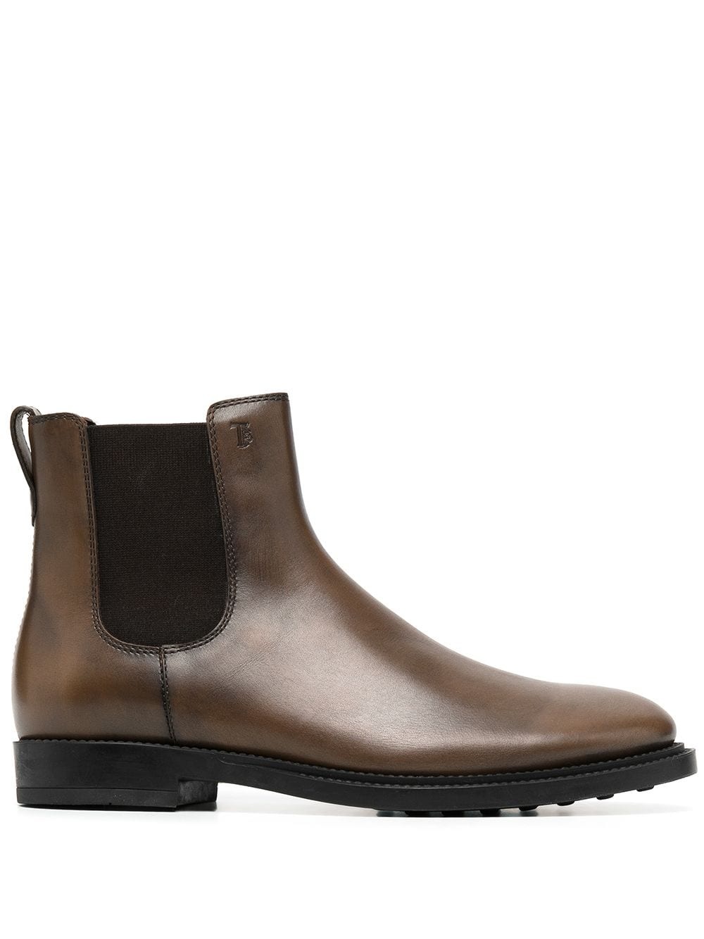 round toe chelsea boots - 1