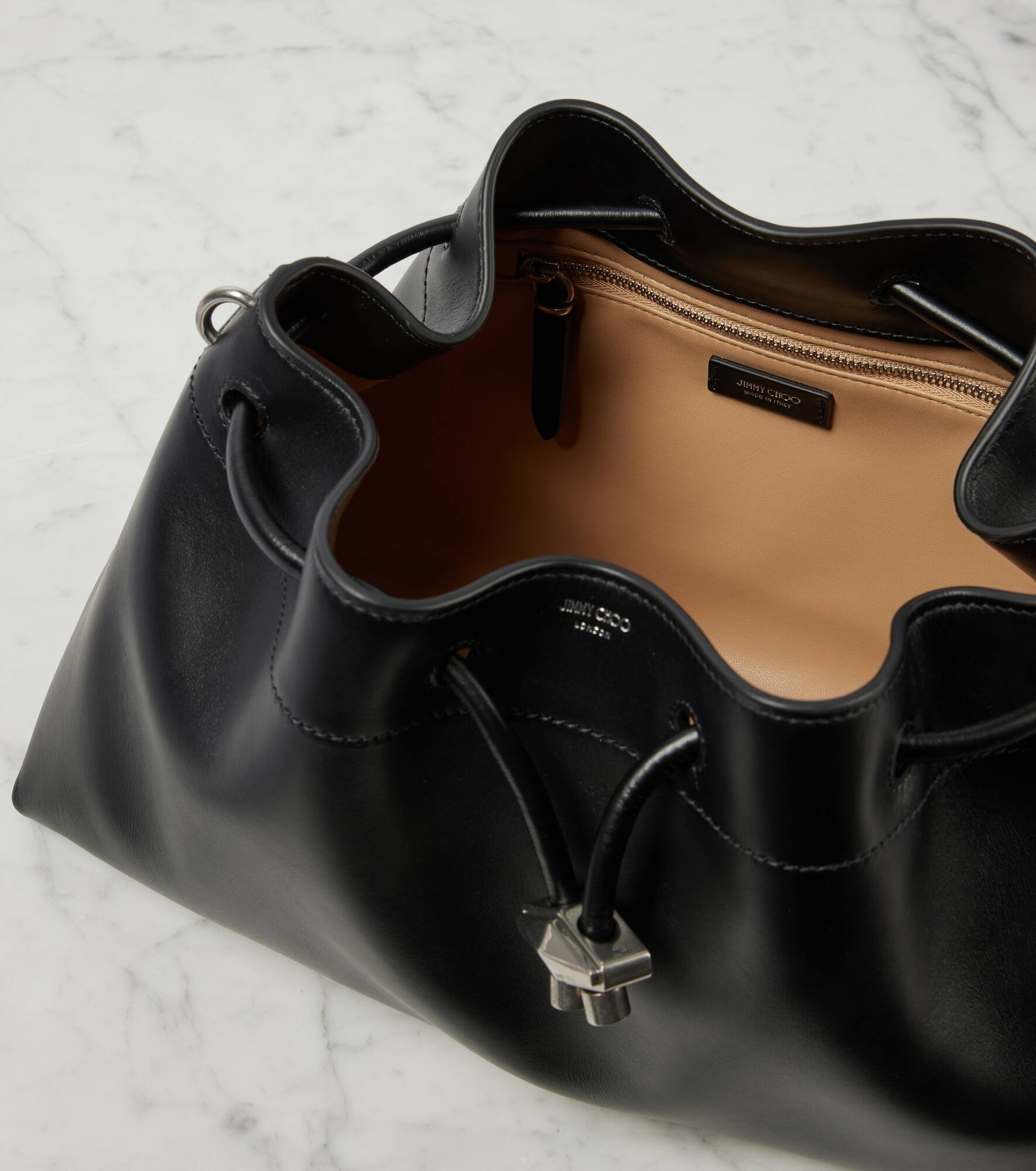 Bon Bon leather bucket bag - 4