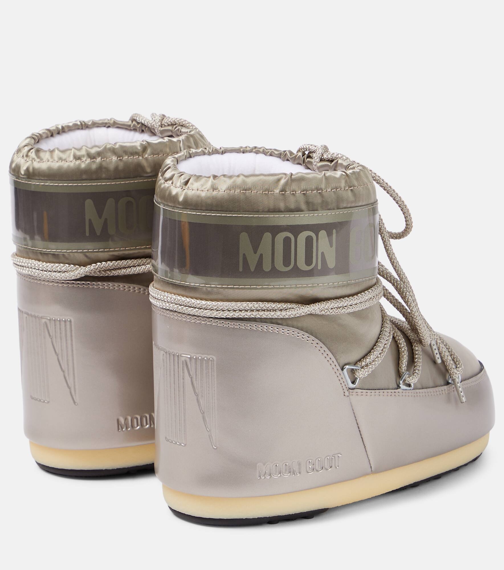 Icon Low Glance satin snow boots - 3