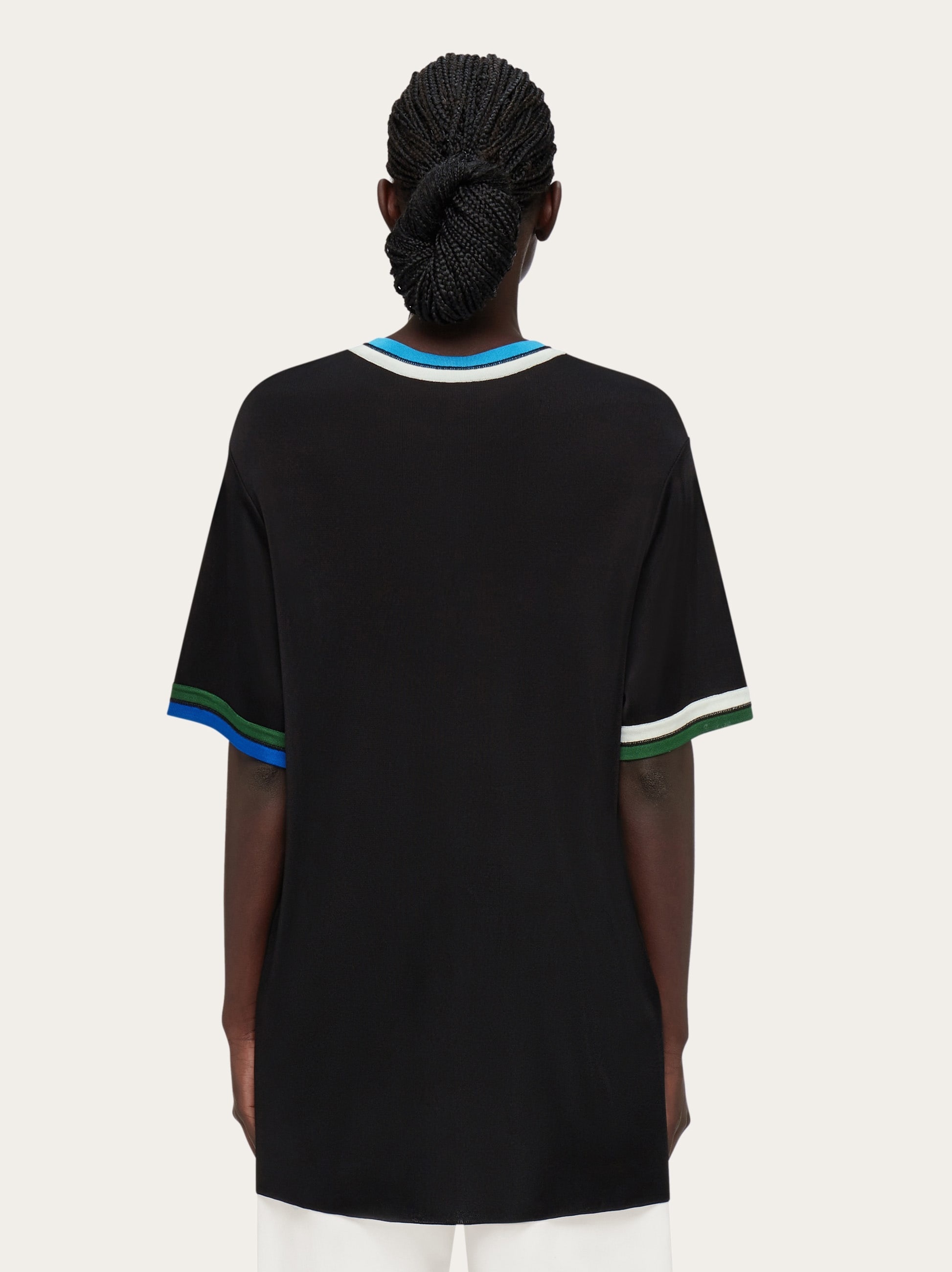 Top with contrasting trim - 3