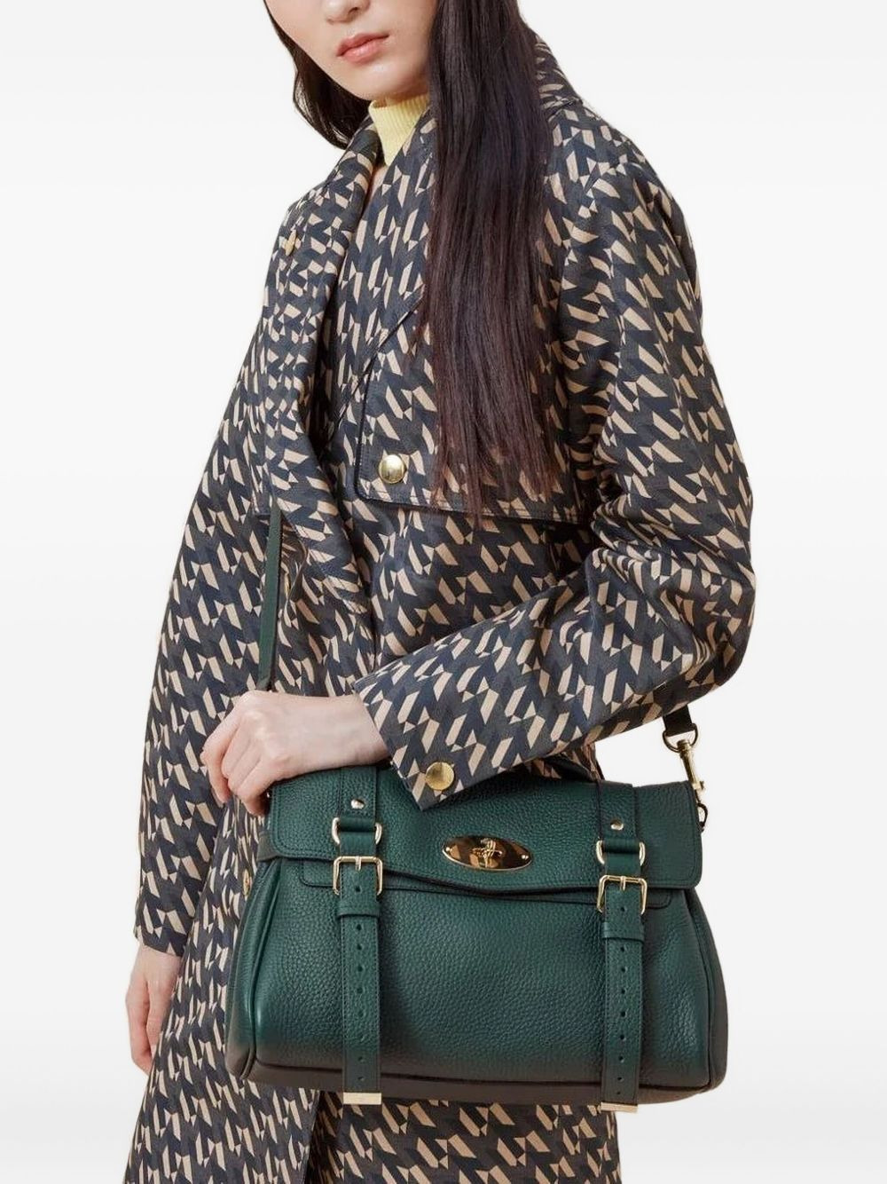 Alexa braided-handle shoulder bag - 2