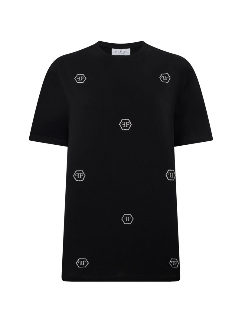 crystal-monogram T-shirt 1
