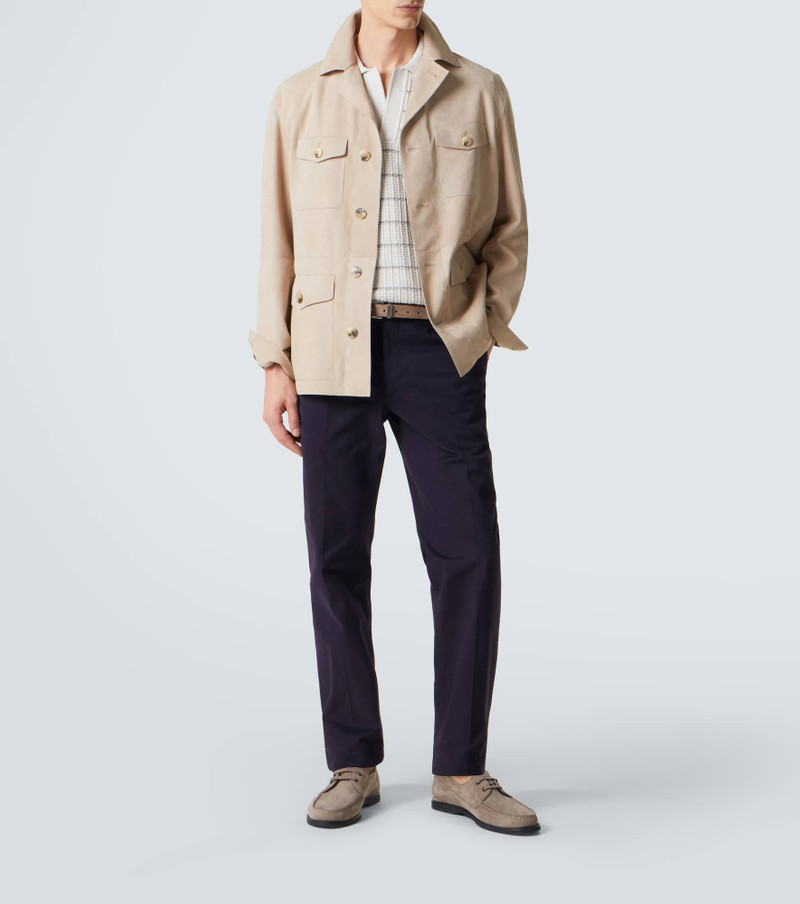 Brioni Pienza cotton-blend straight pants outlook