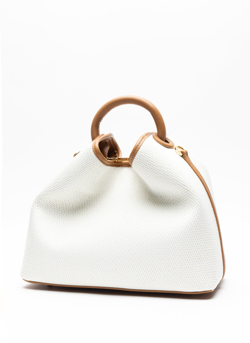 Elleme Raisin Raffia White/Caramel outlook
