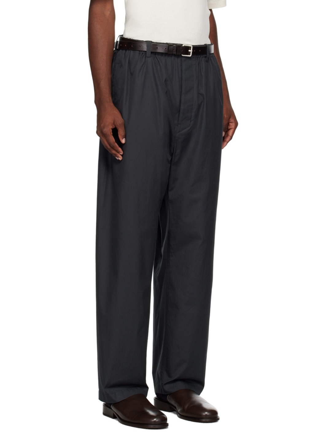 SSENSE Exclusive Blue Relaxed Trousers - 2