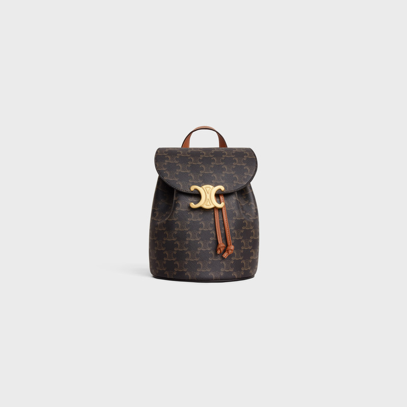 Backpack Celine Bonnie in Triomphe Canvas & Calfskin 1