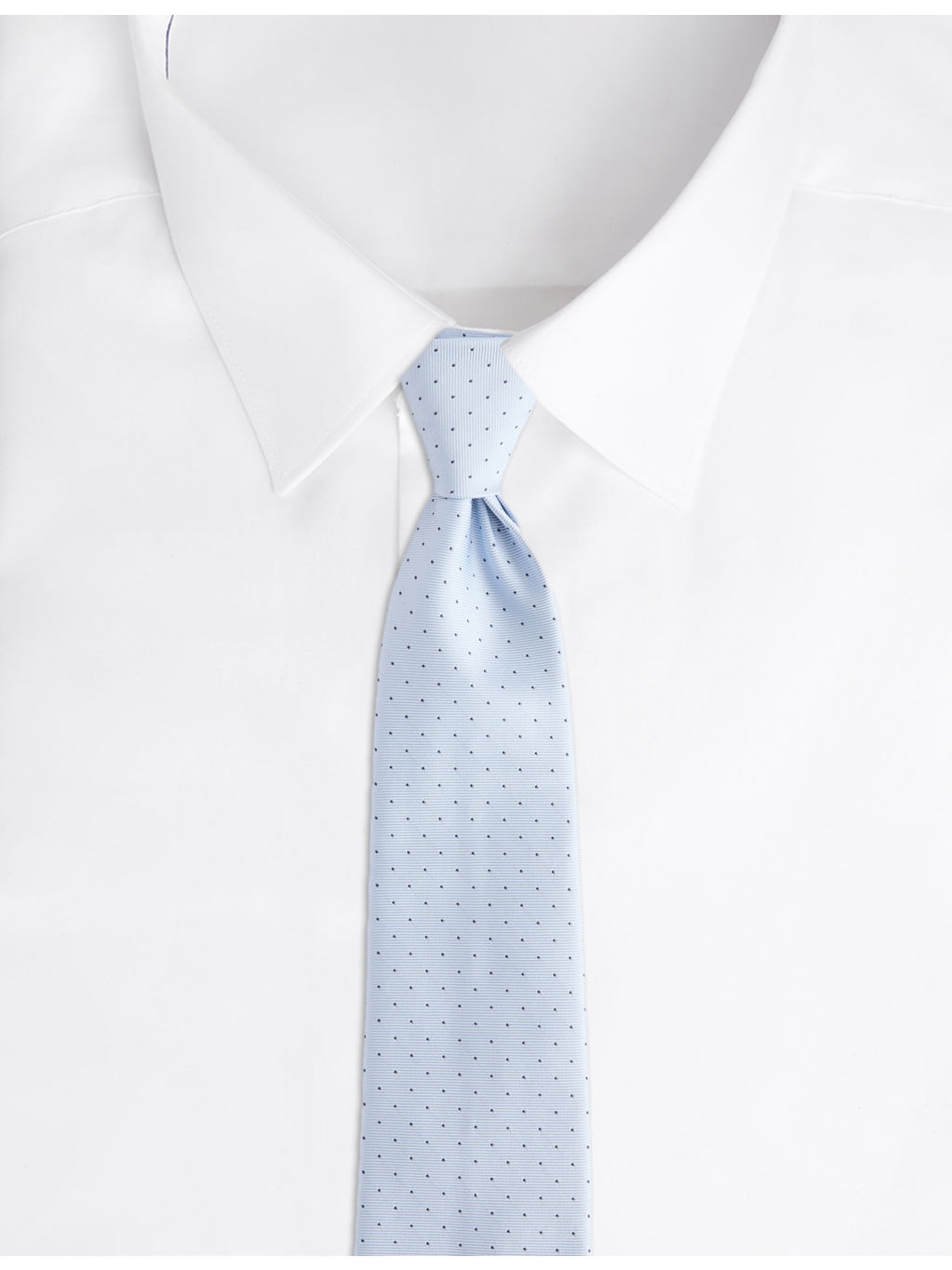 Polka-Dot Wide-Blade Silk Tie - 3