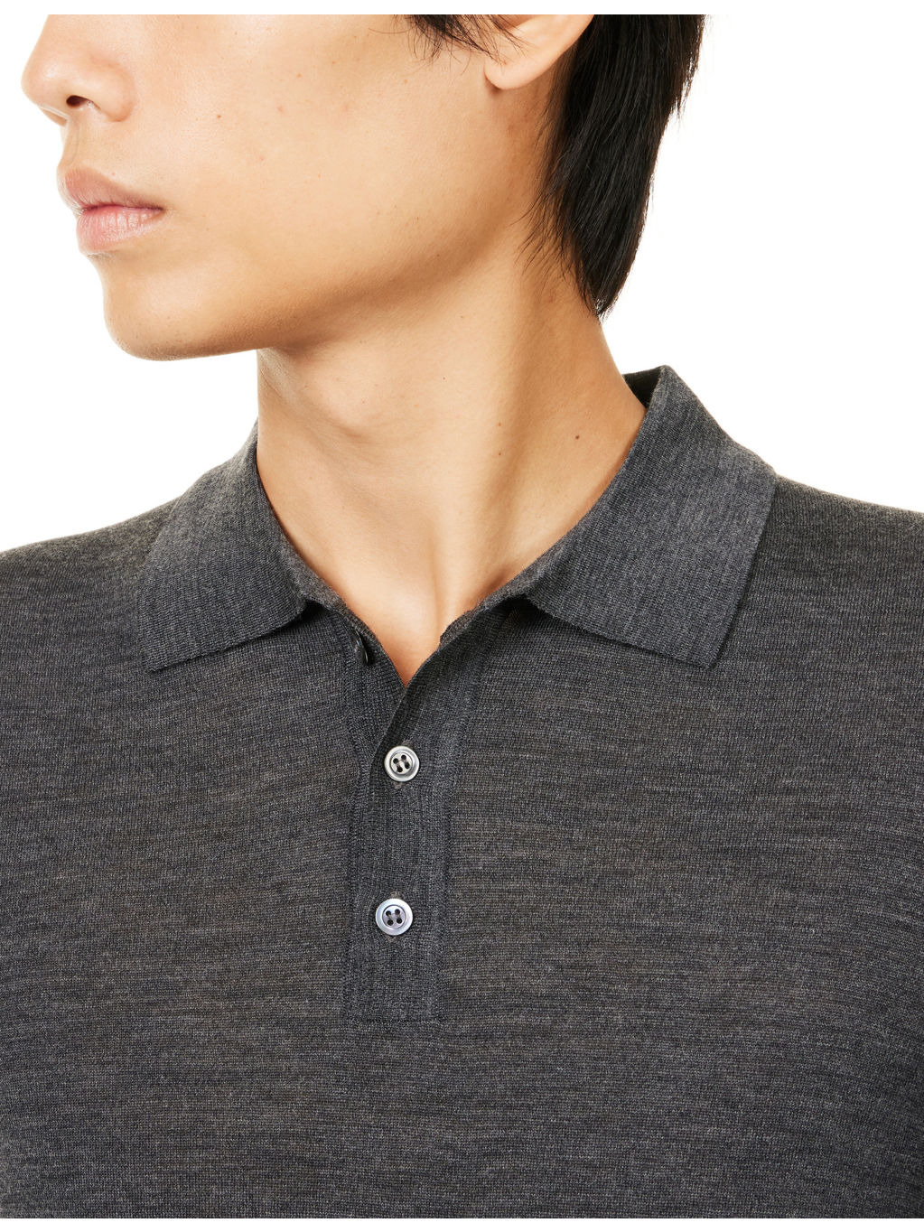 Pevaron Polo-Collar Wool Jumper - 5