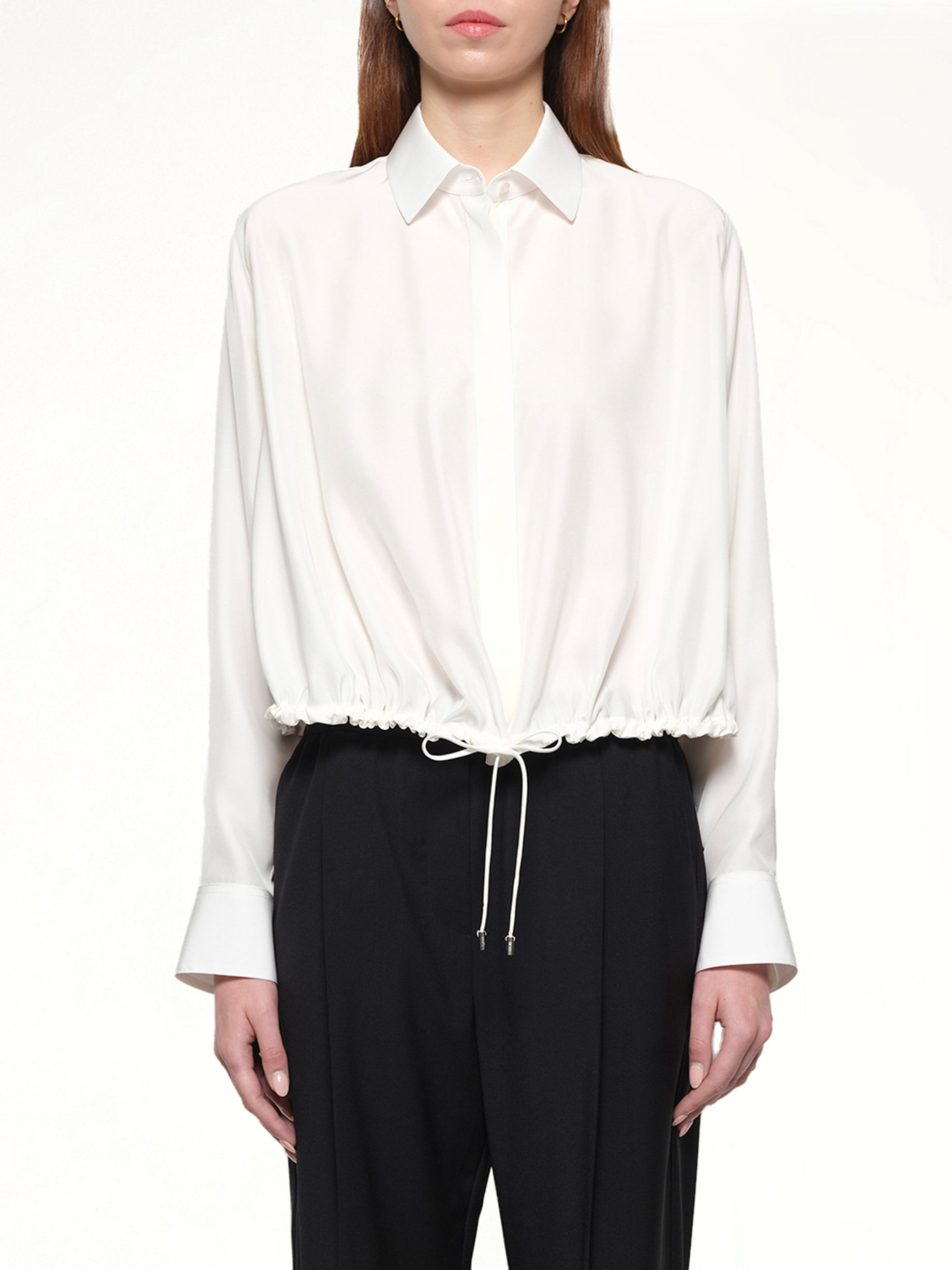 Balloon Shirt in White - 1