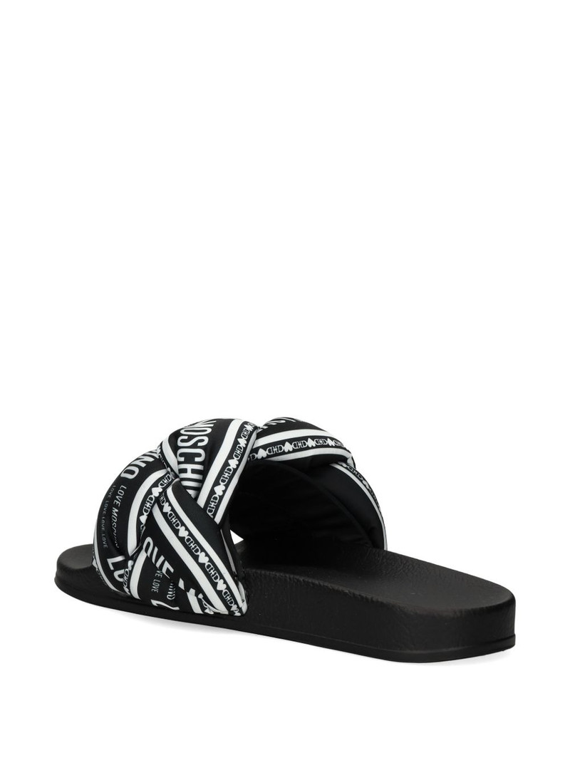 braided logo-print sandals 3