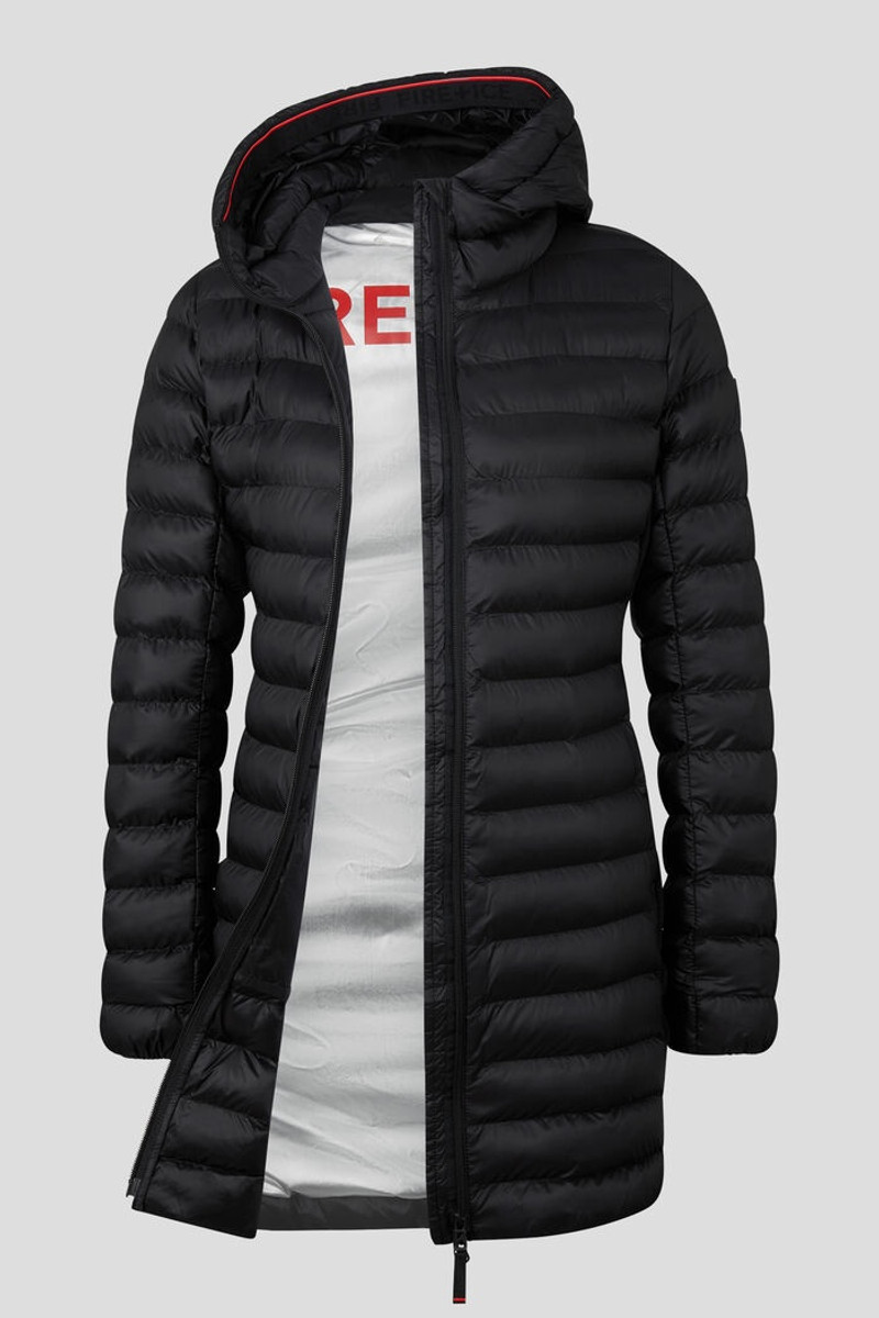 Dara quilted coat in Black 6