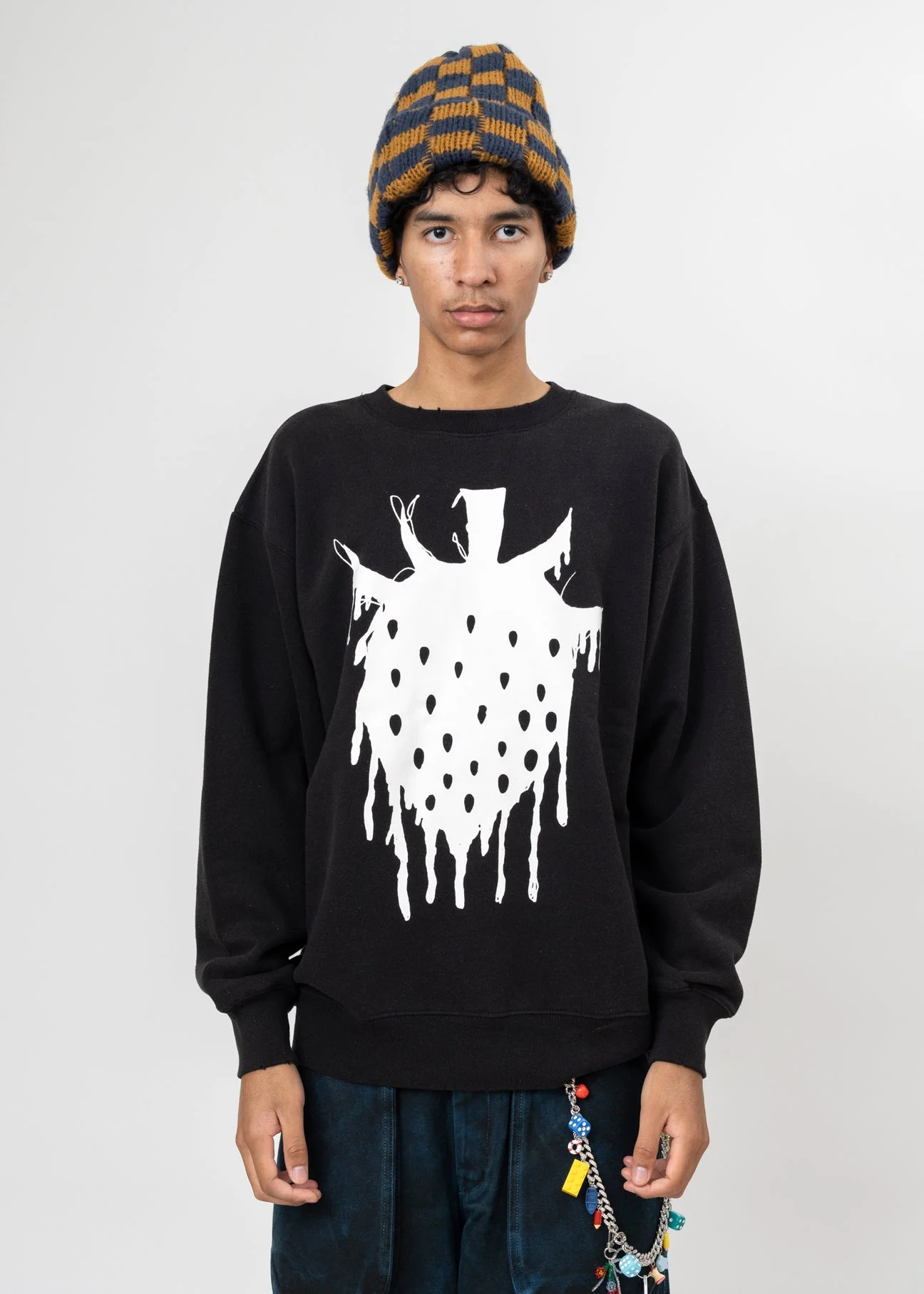 Black FRESH Pullover Sweater - 1