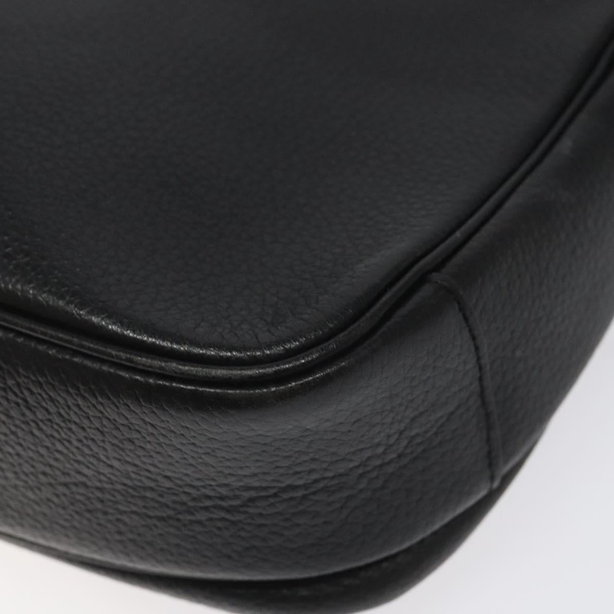 Burberry Shoulder Bag Leather Black - 12