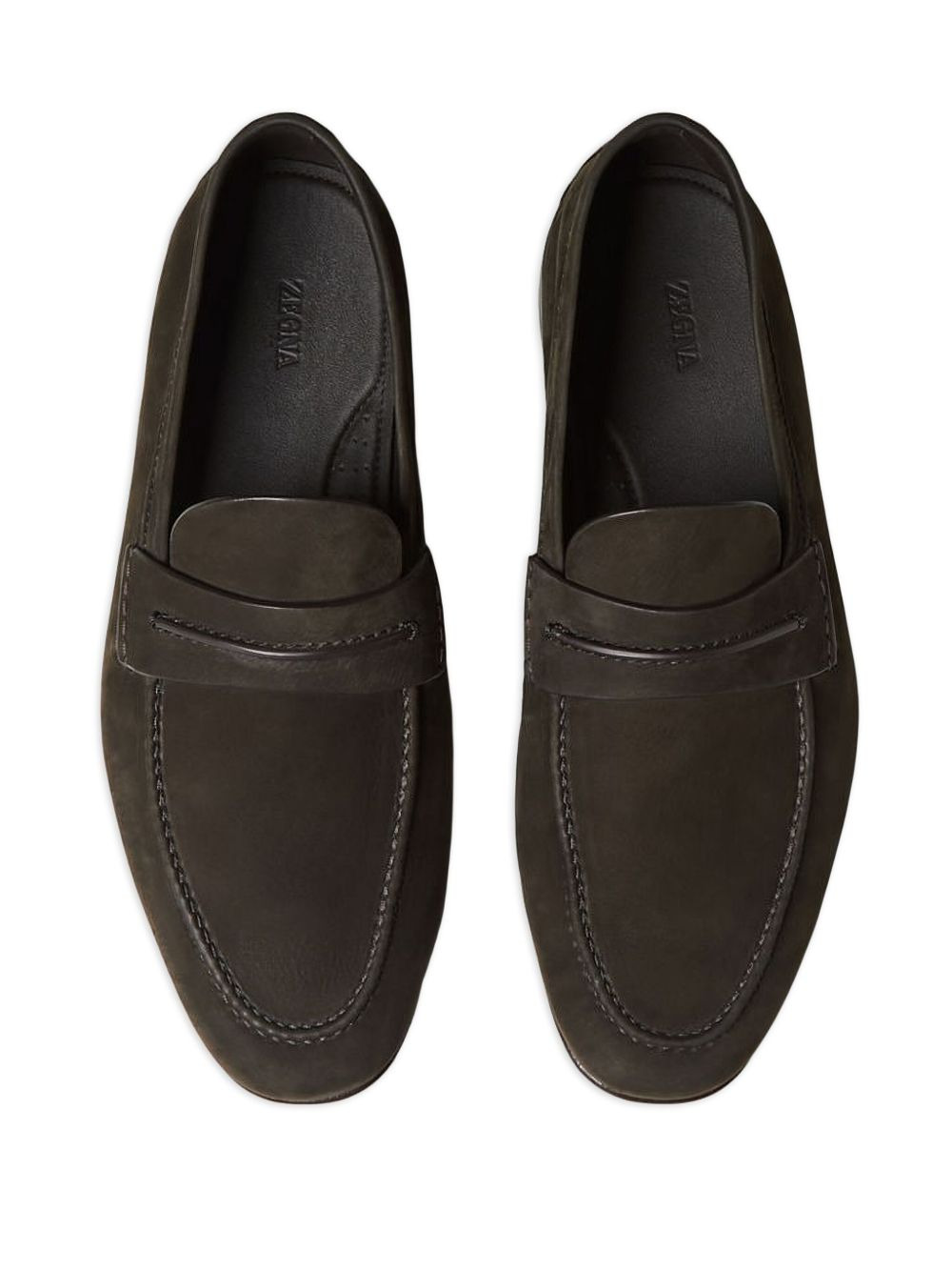 penny leather loafers - 3