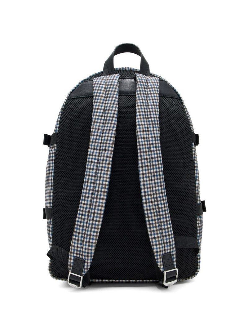 EMPORIO ARMANI ASV Eagle Club checkered backpack outlook