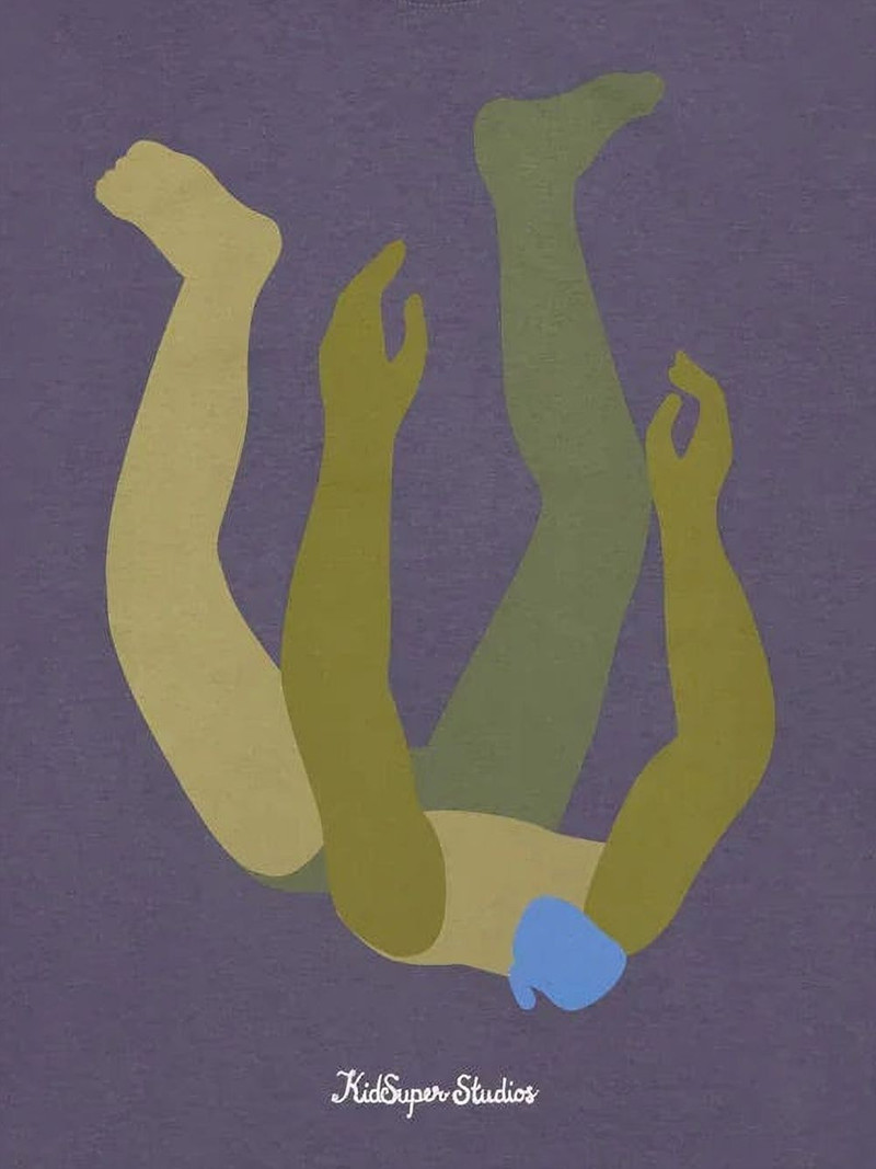 KidSuper Falling Man T-shirt outlook