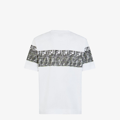 FENDI White cotton T-shirt outlook