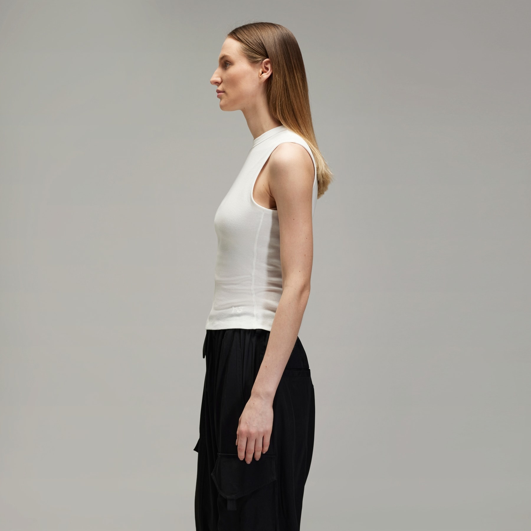 Y-3 W Fitted Tank Top - 4