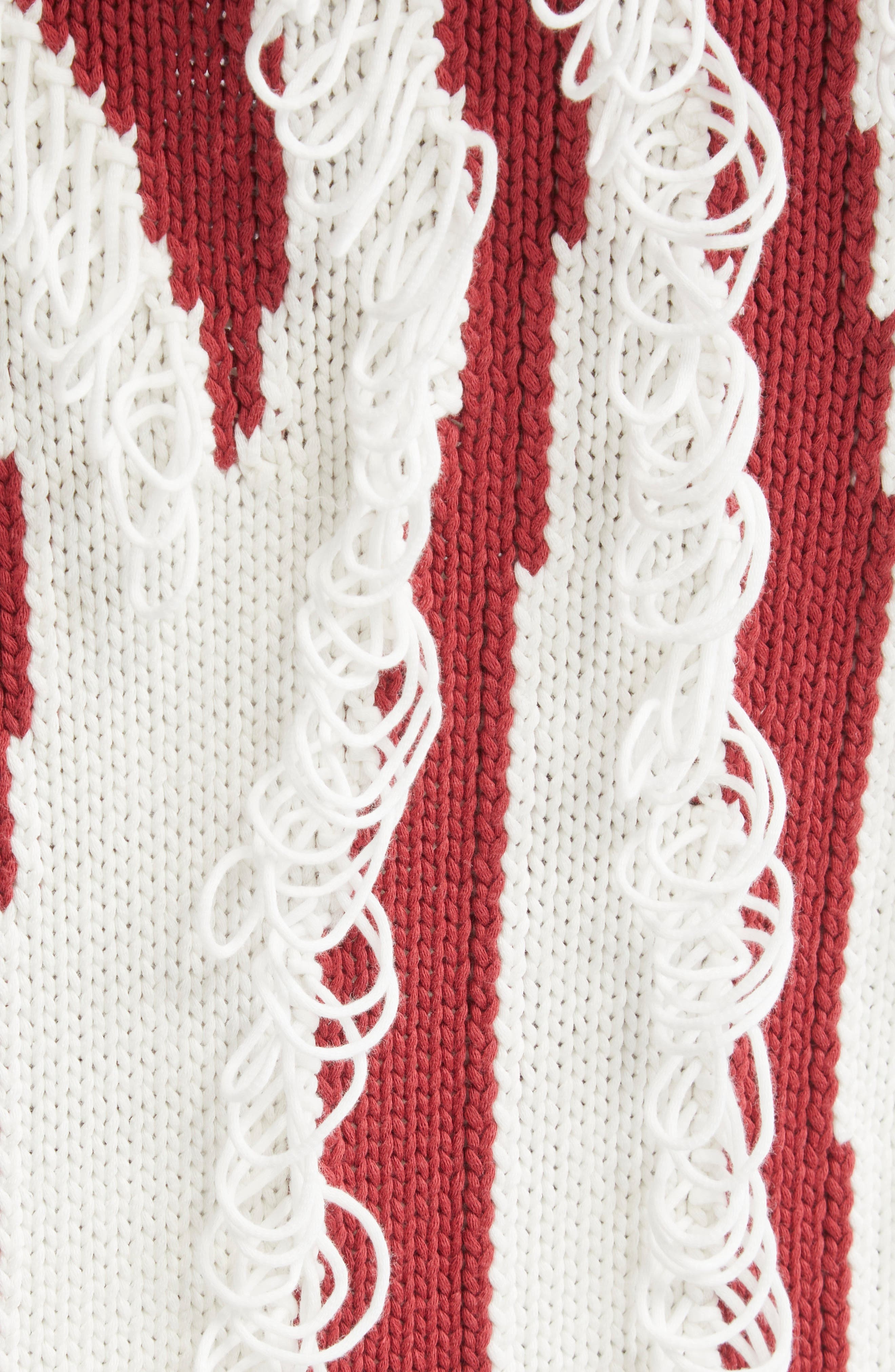 Diotima Roaring Knit Midi Skirt in Paprika-White at Nordstrom - 7