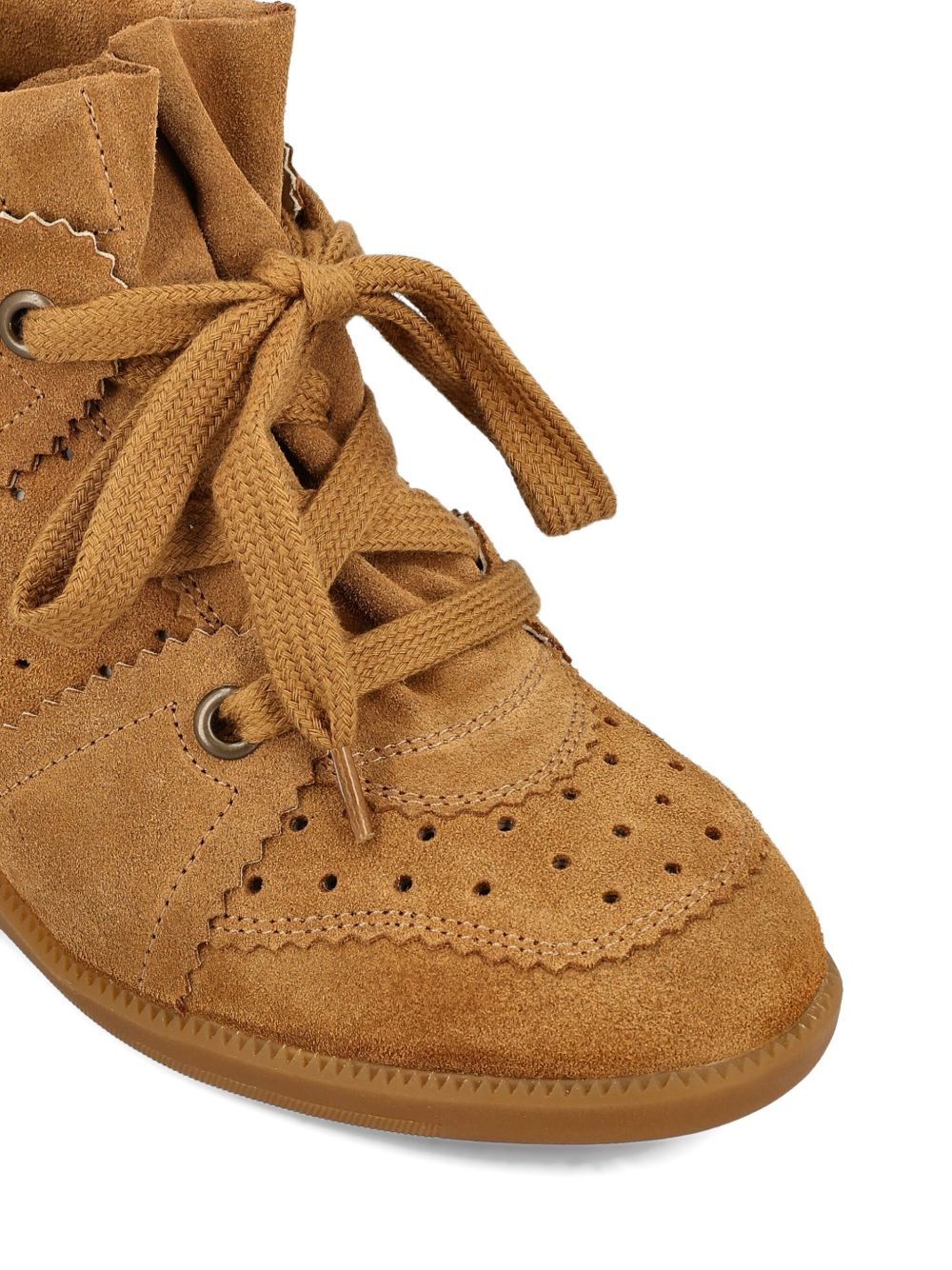 perforated wedge boots - 3