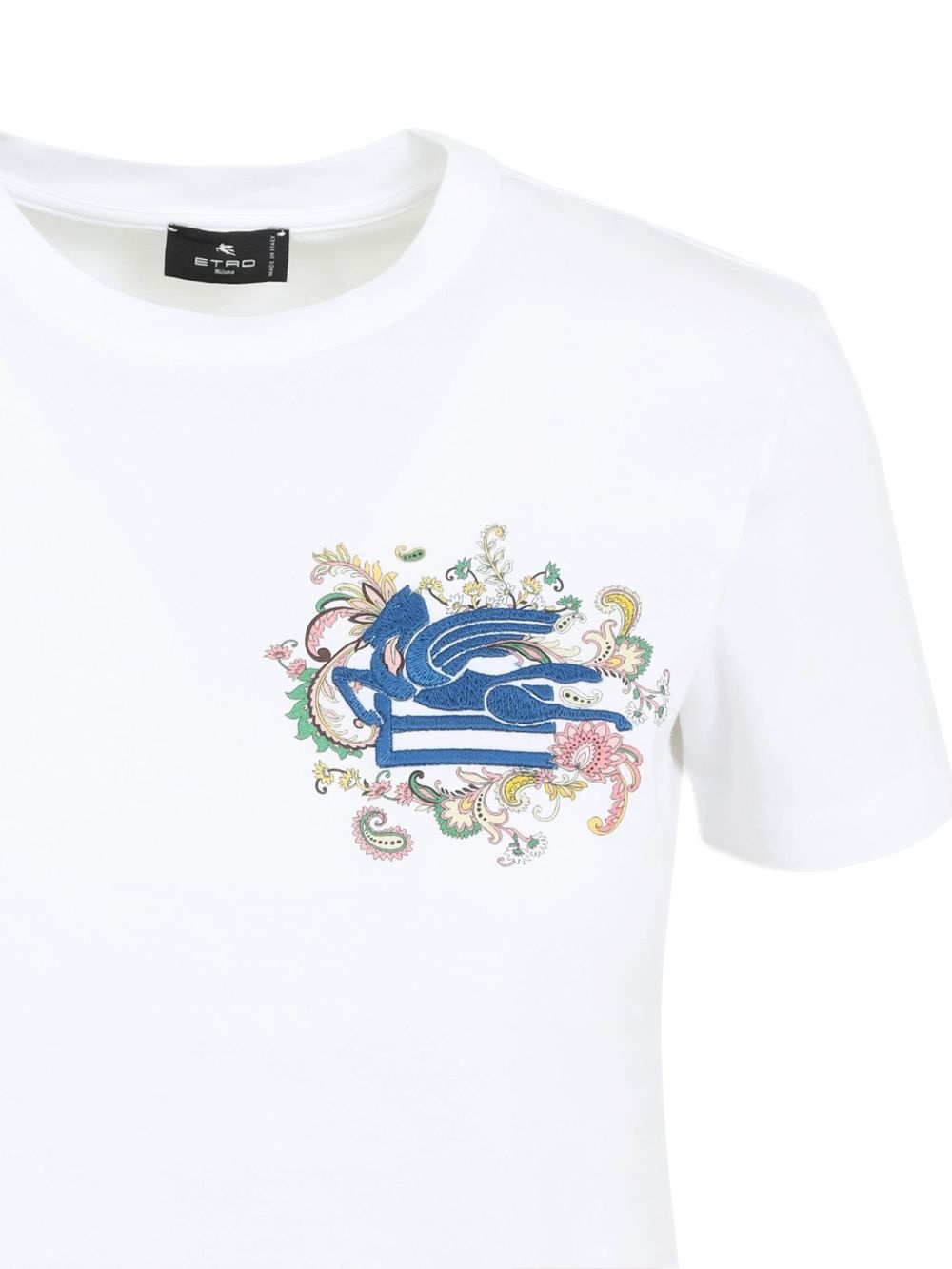 Pegaso-embroidered T-shirt - 2