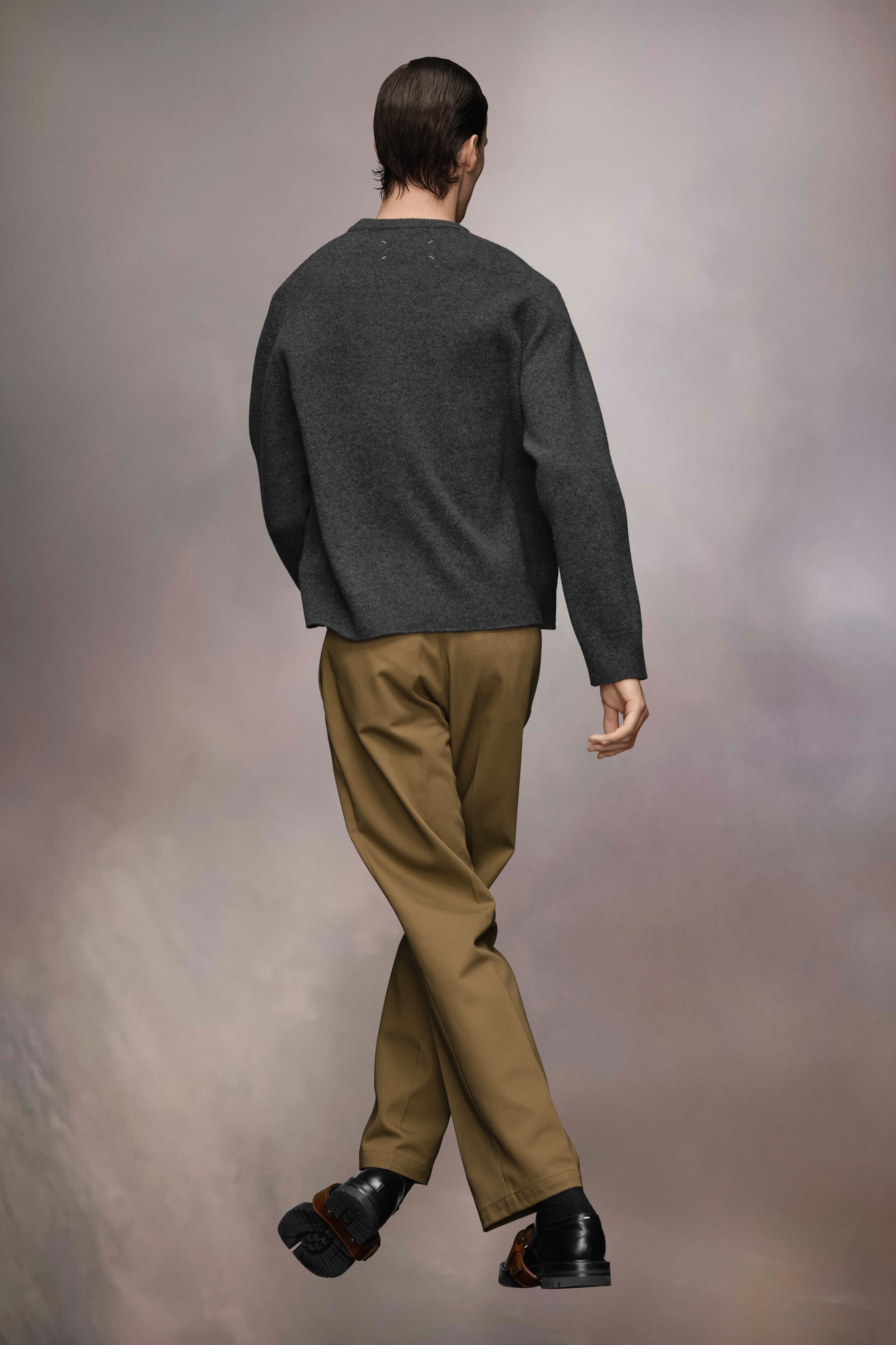 Washed Lambswool Sweater - 5
