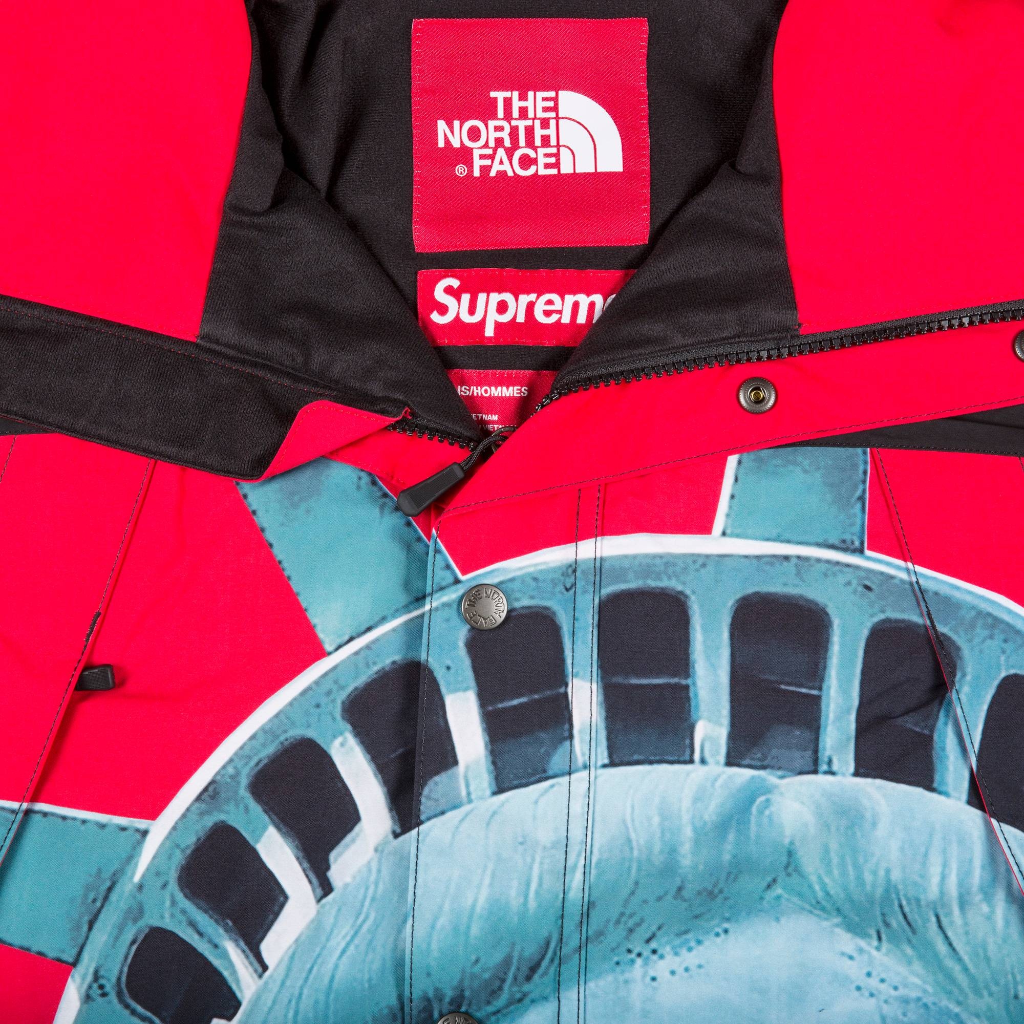 Supreme x The North Face Statue Of Liberty Mountain Jacket 'Red' - 3