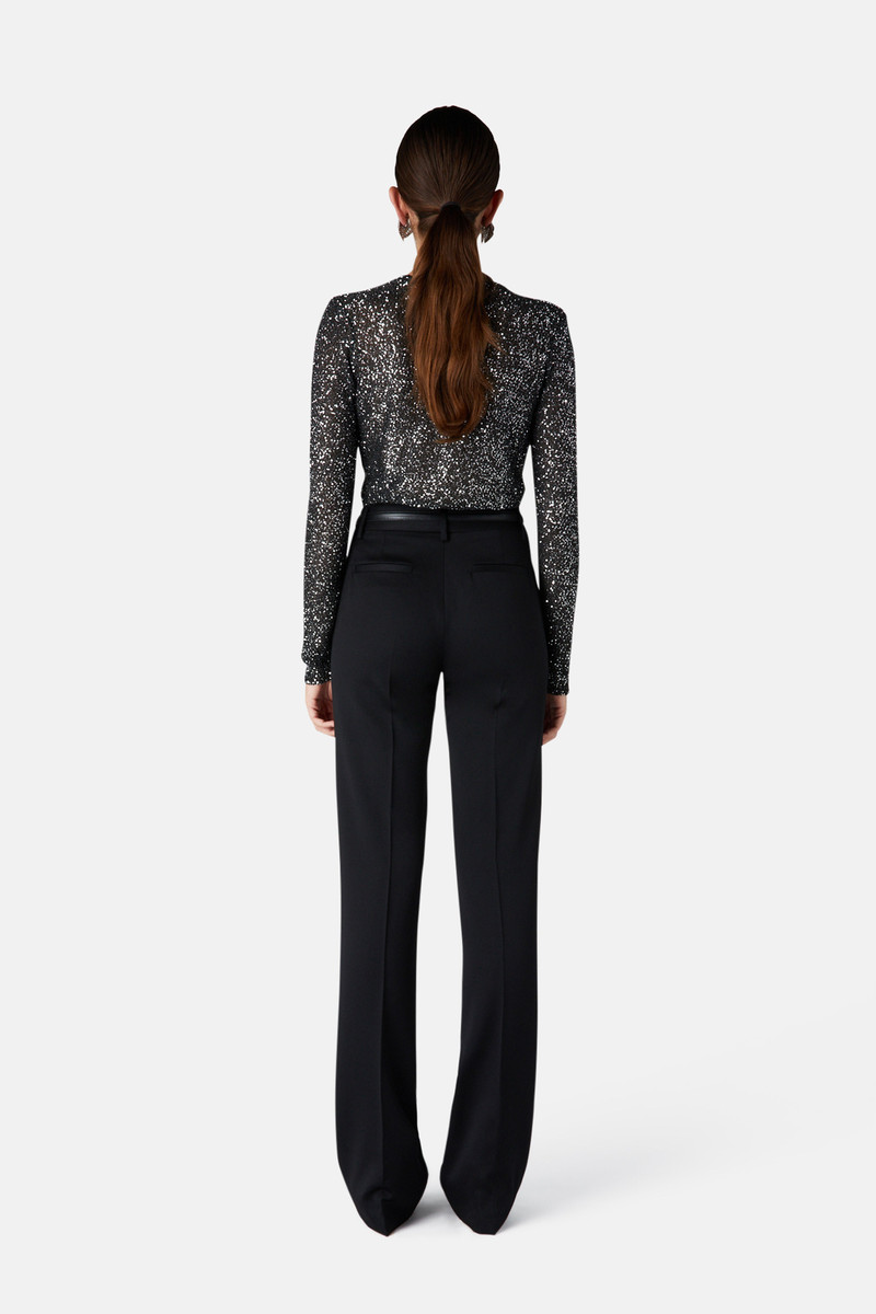 WOOL SATIN TROUSERS 4