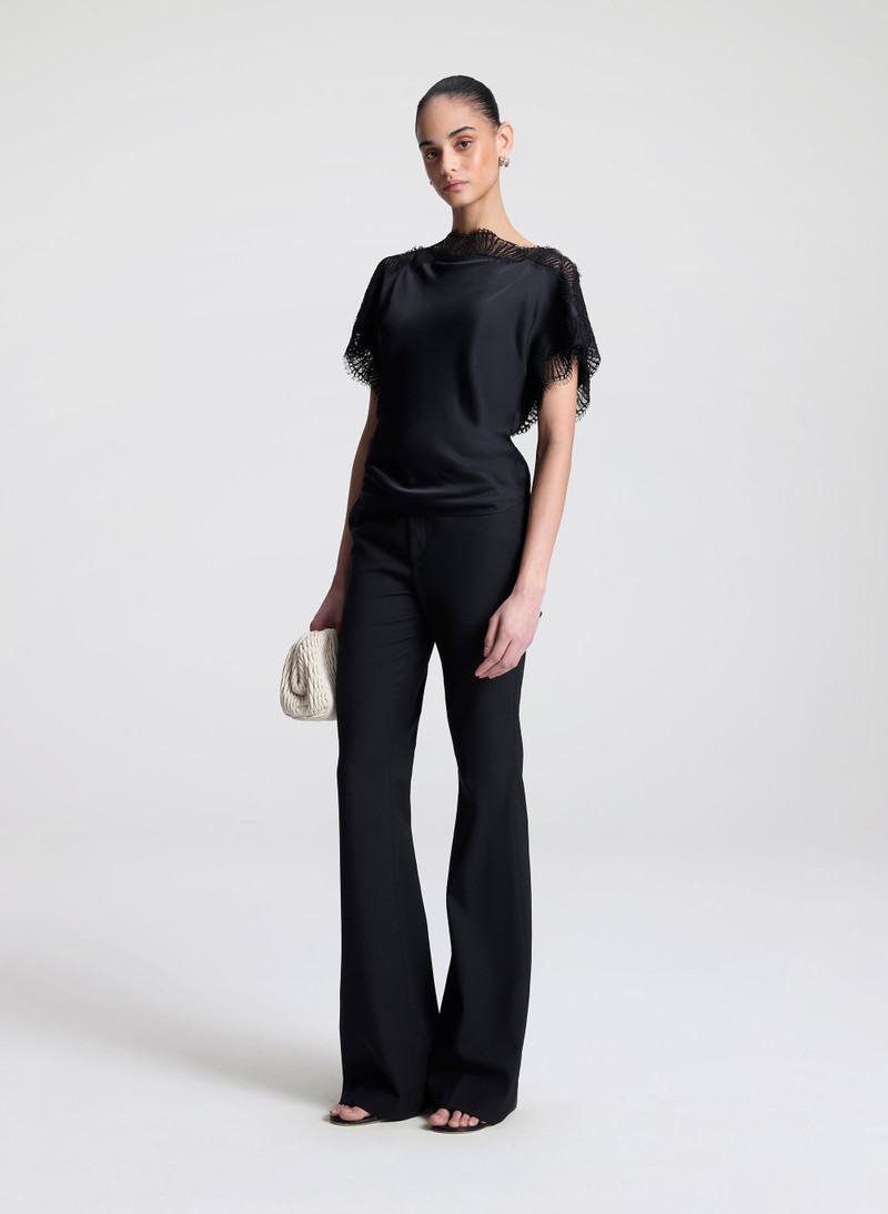 Luna Satin and Lace Top 5