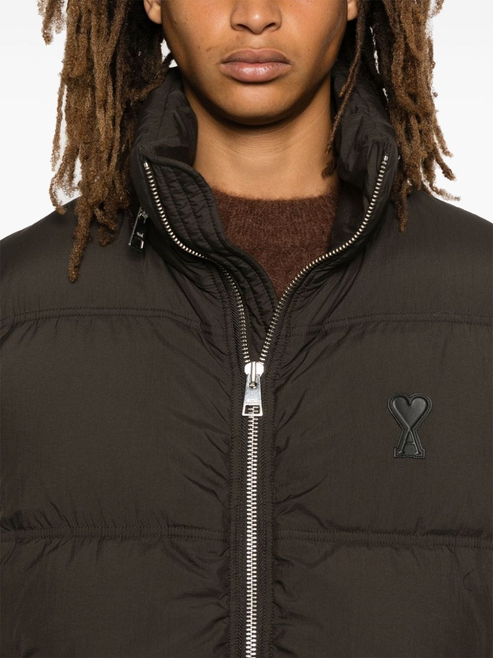 Ami de Coeur down puffer gilet - 5