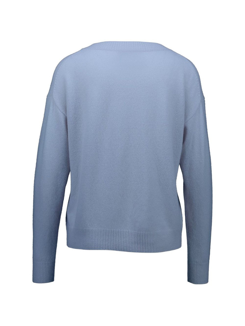 Allude boatneck long-sleeve sweater outlook