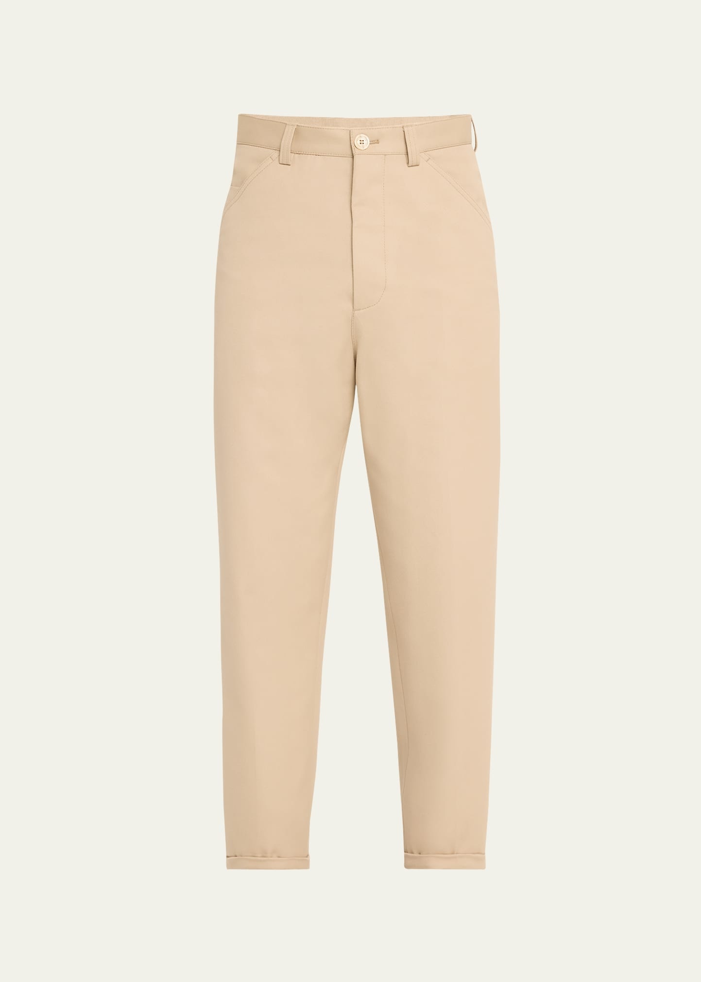 Men's Cotton-Wool Gabardine Pants - 1