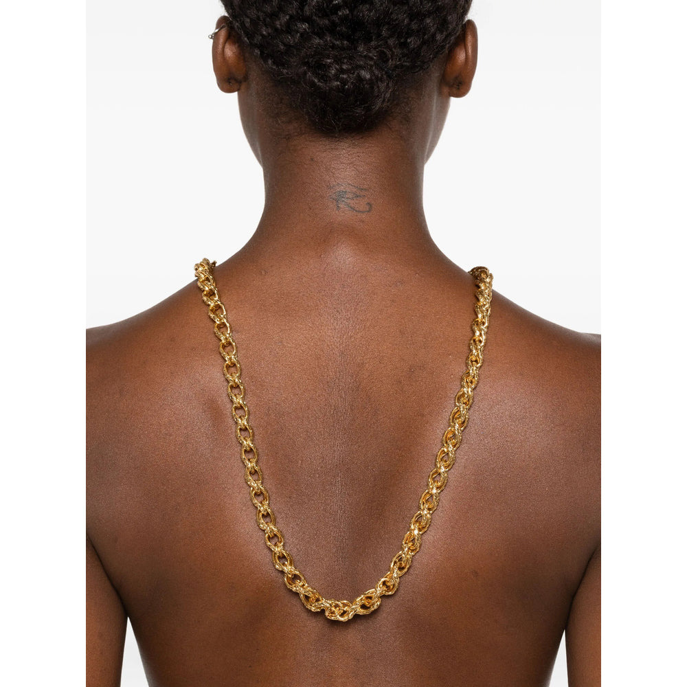 Saint Laurent Gold Necklaces Women - 2