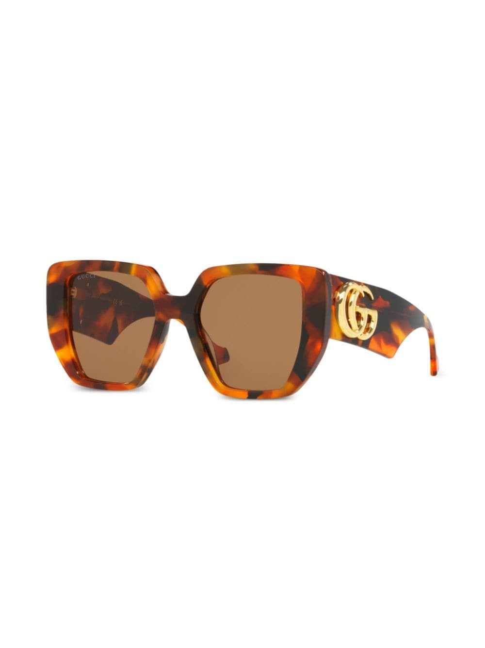 tortoiseshell square-frame sunglasses - 2